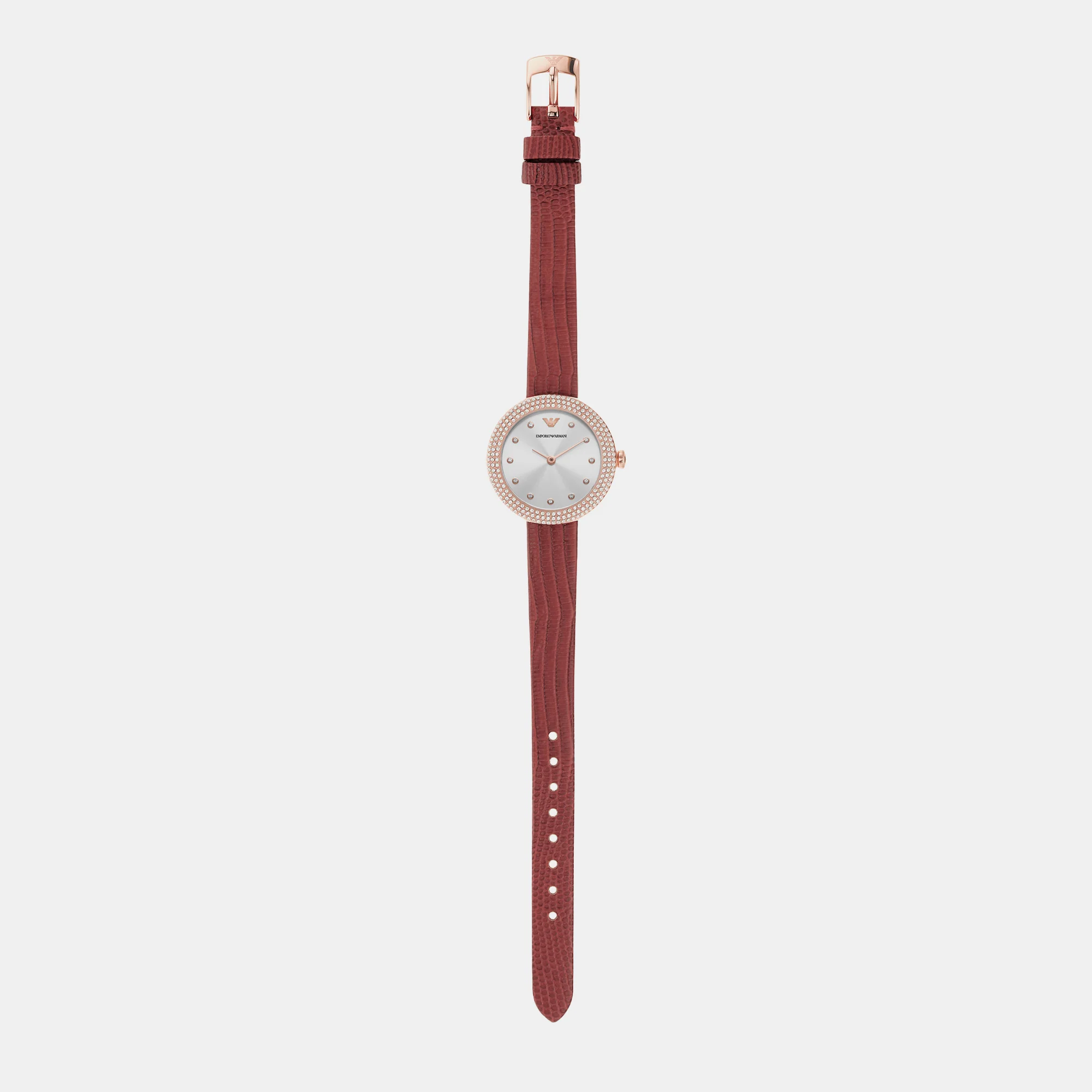 Women Quartz Silver Dial Analog Leather Watch AR11438 - Image 7