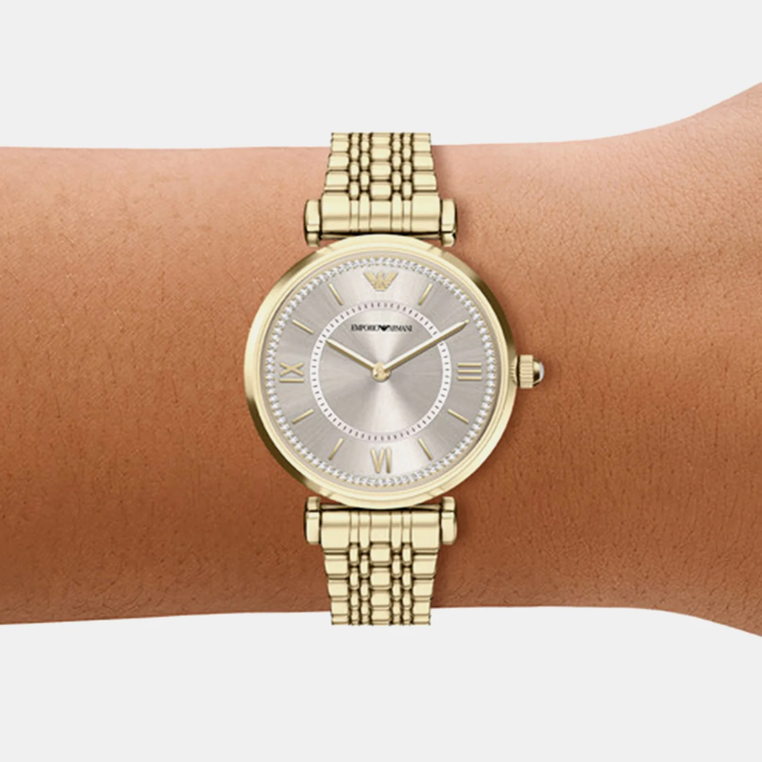 Women Quartz Silver Dial Analog Stainless Steel Watch AR11766 - Image 7