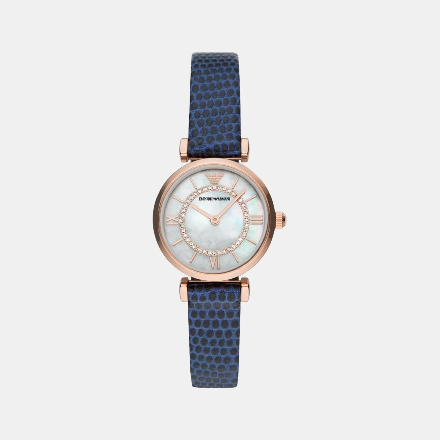 Women Quartz White Dial Analog Leather Watch AR11468