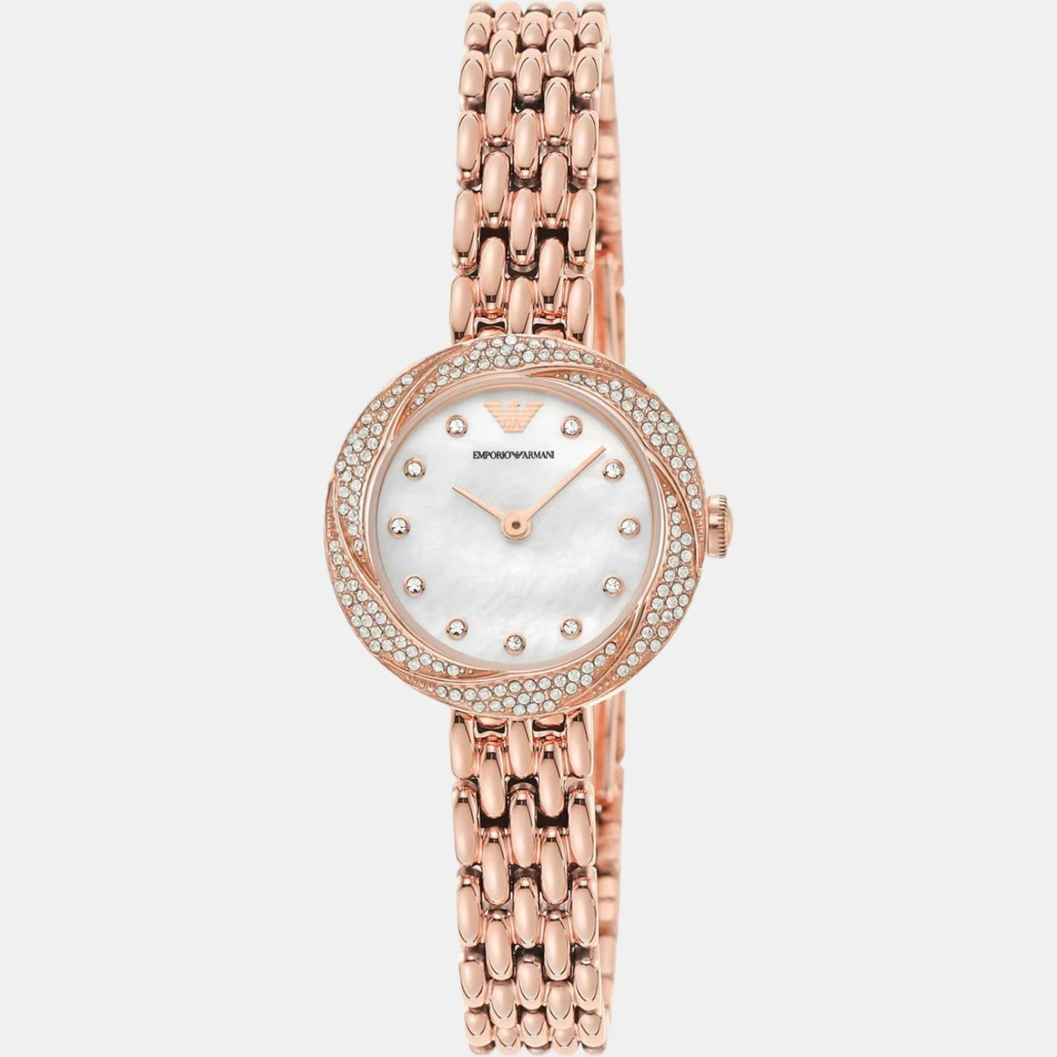 Women Quartz White Dial Analog Stainless Steel Watch AR11474 - Image 3