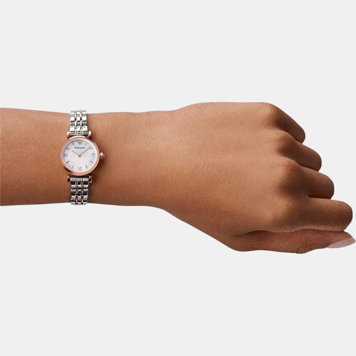 Women Quartz White Dial Analog Stainless Steel Watch AR1764 - Image 4