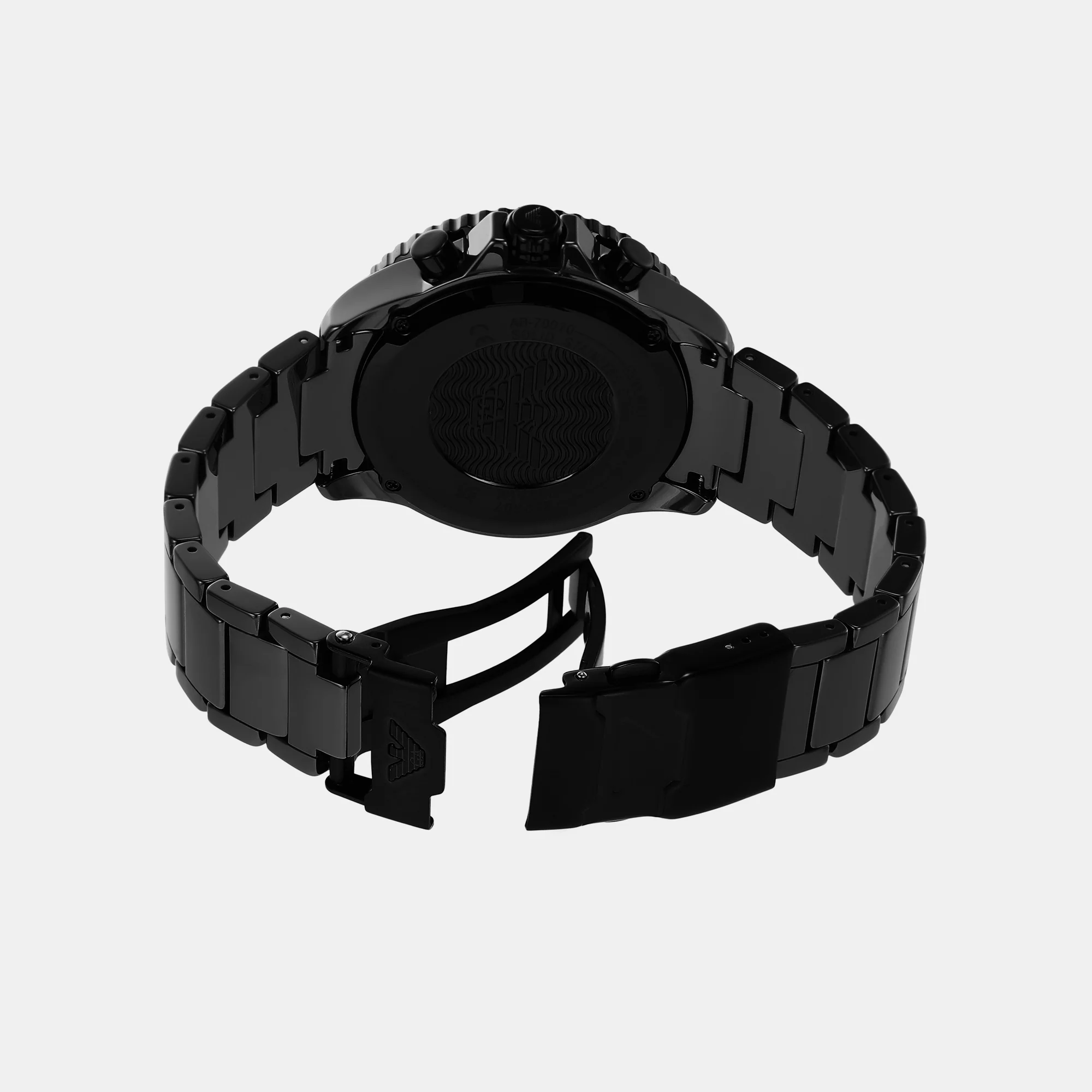 World Explorer Men Quartz Black Dial Chronograph Stainless Steel Watch AR70010 - Image 6