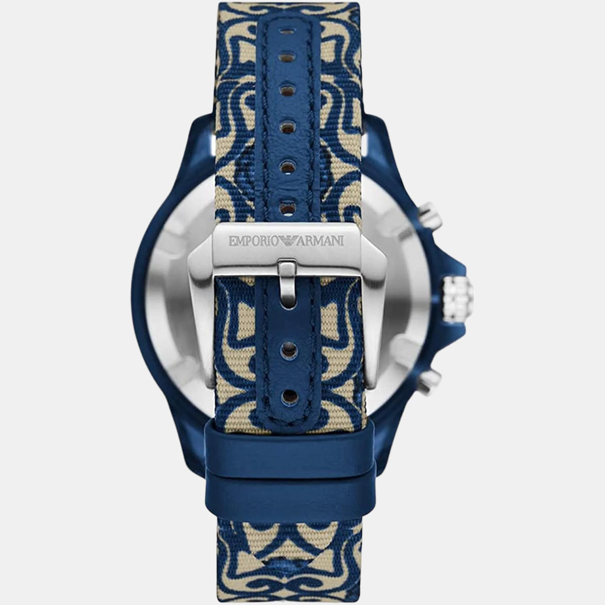 World Explorer Men Quartz Blue Dial Chronograph Watch AR80067SET - Image 4