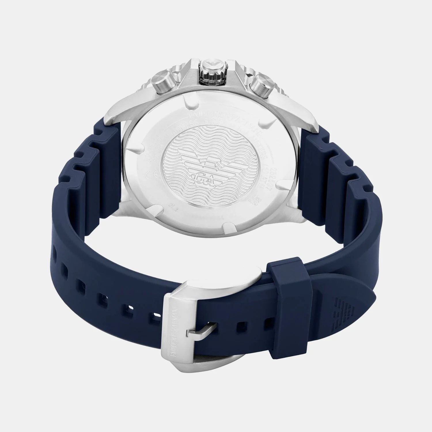 World Explorer Men Solar Blue Dial Analog Silicone Watch AR11696 - Image 3