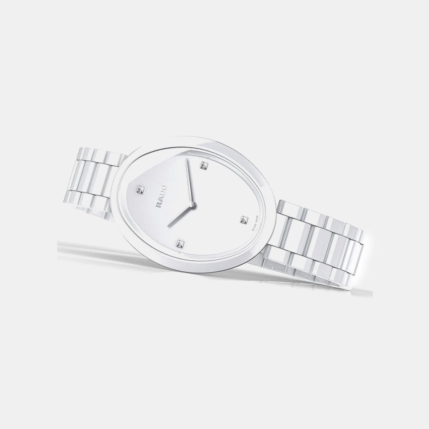 Esenza Women Quartz White Dial Analog Ceramic Watch R53092712 - Image 2