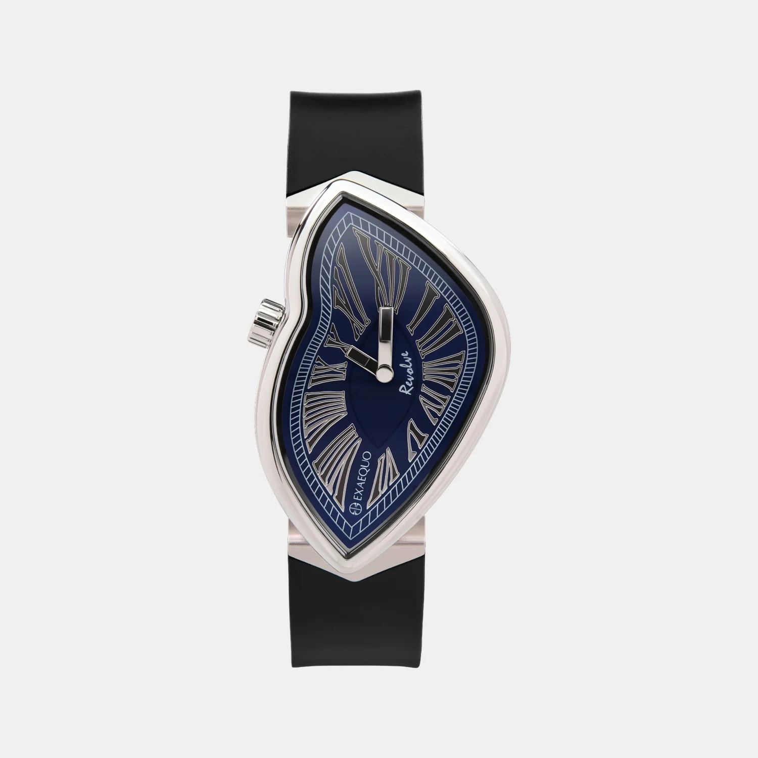 Revolve Unisex Quartz Blue Dial Analog Silicone Watch EX0031.0004 - Image 2
