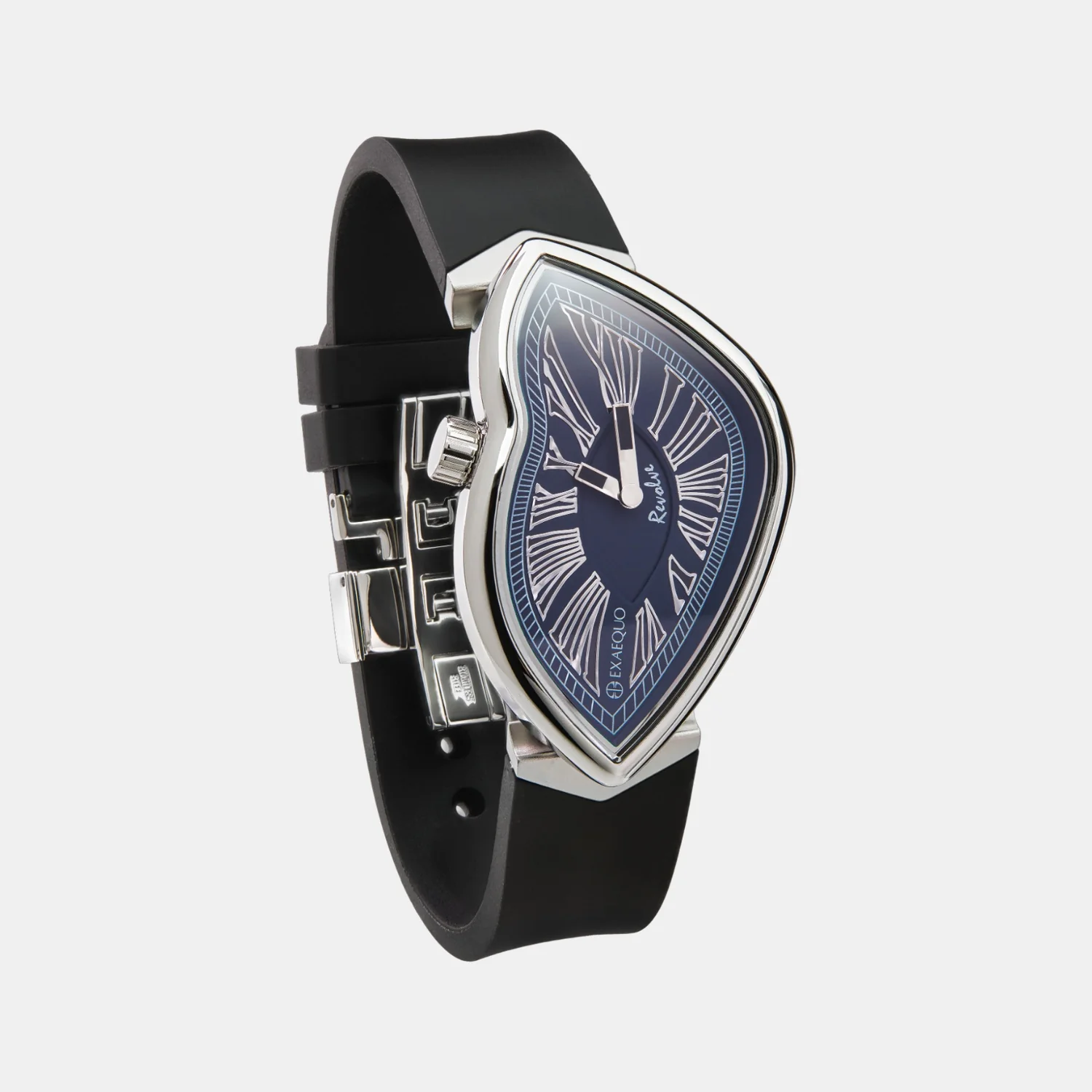 Revolve Unisex Quartz Blue Dial Analog Silicone Watch EX0031.0004 - Image 3