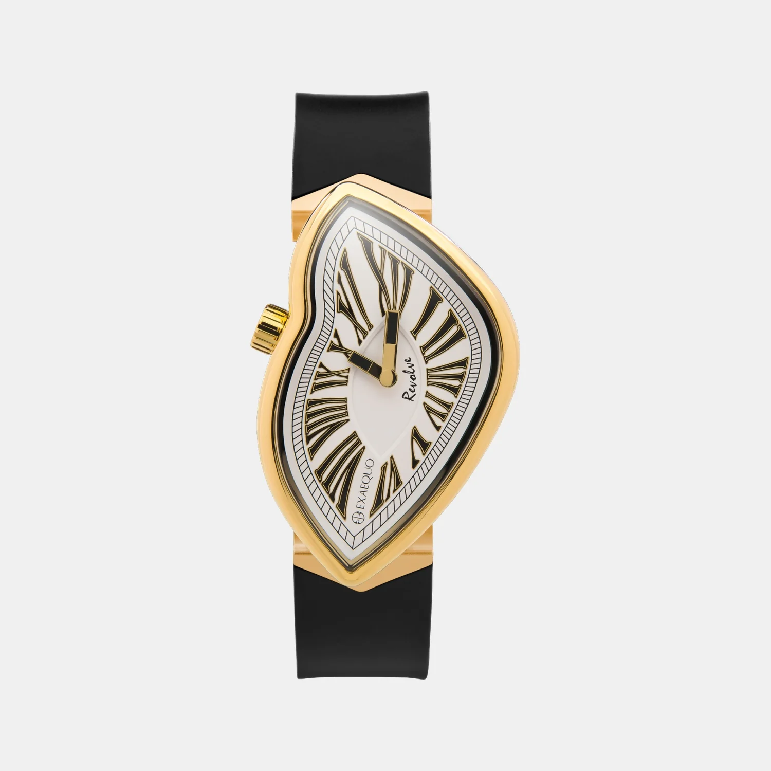 Revolve Unisex Quartz White Dial Analog Silicone Watch EX0032.0002 - Image 2