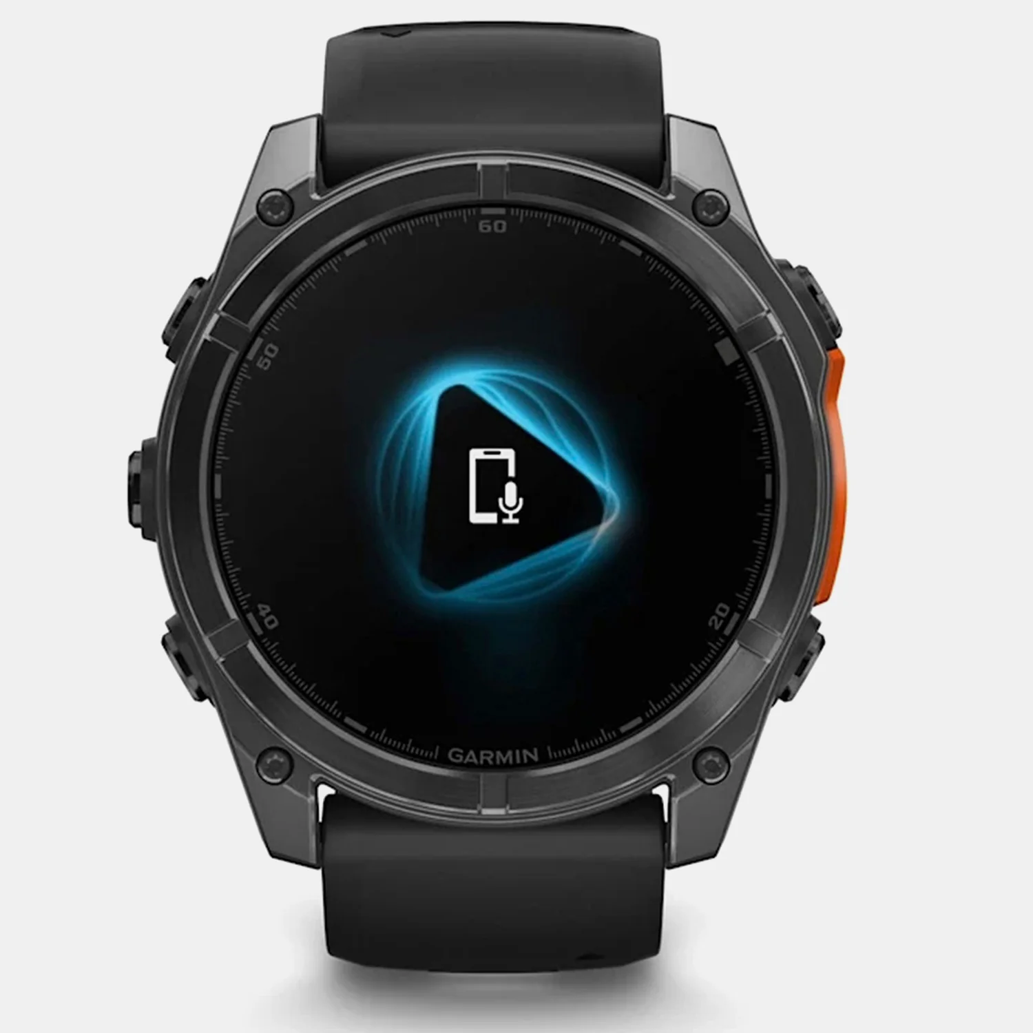 Fenix 8 Unisex Black Dial Digital Silicone Watch 010-02905-00 - Image 4