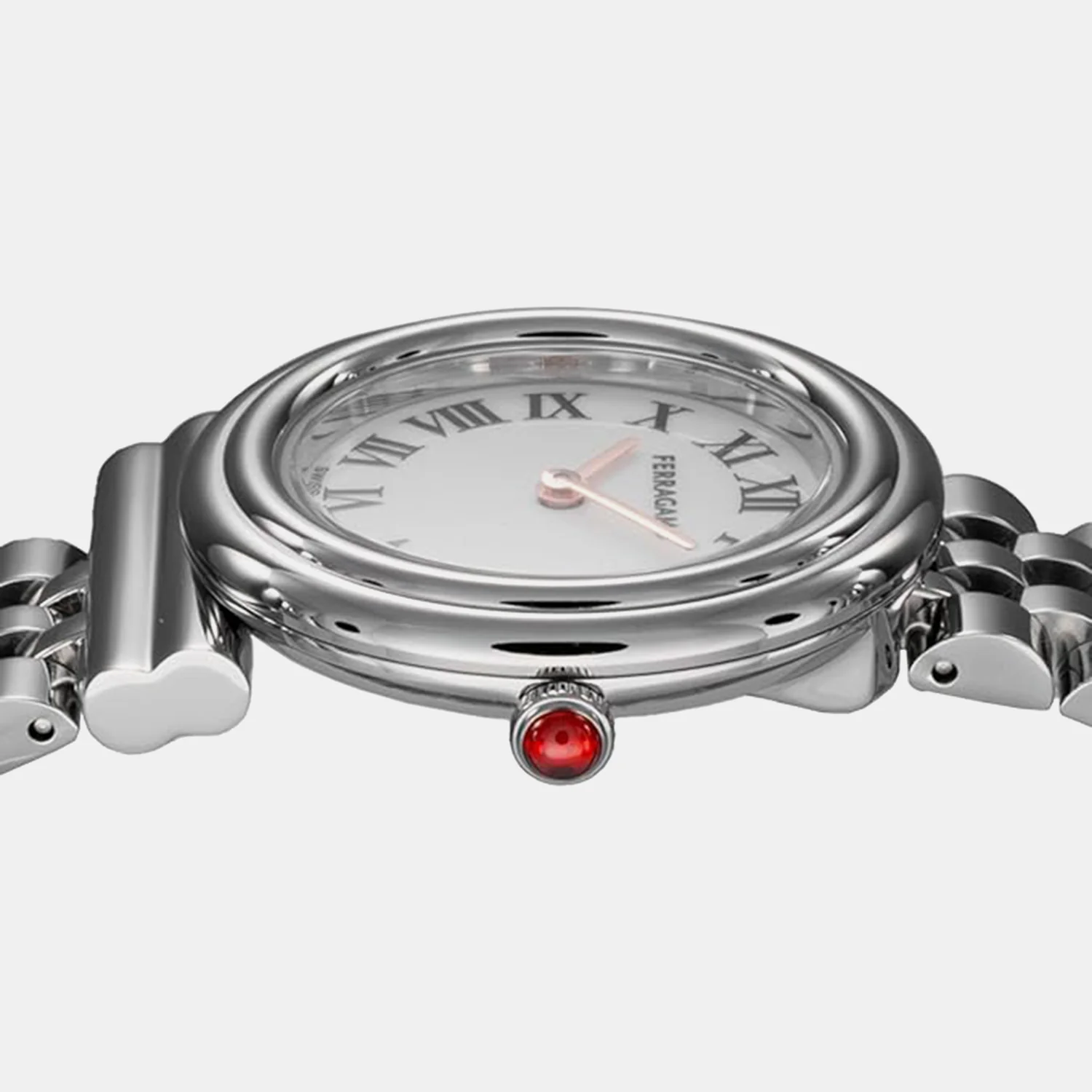 Gancini Women Quartz Silver Dial Analog Stainless Steel Watch SFMV01524 - Image 2