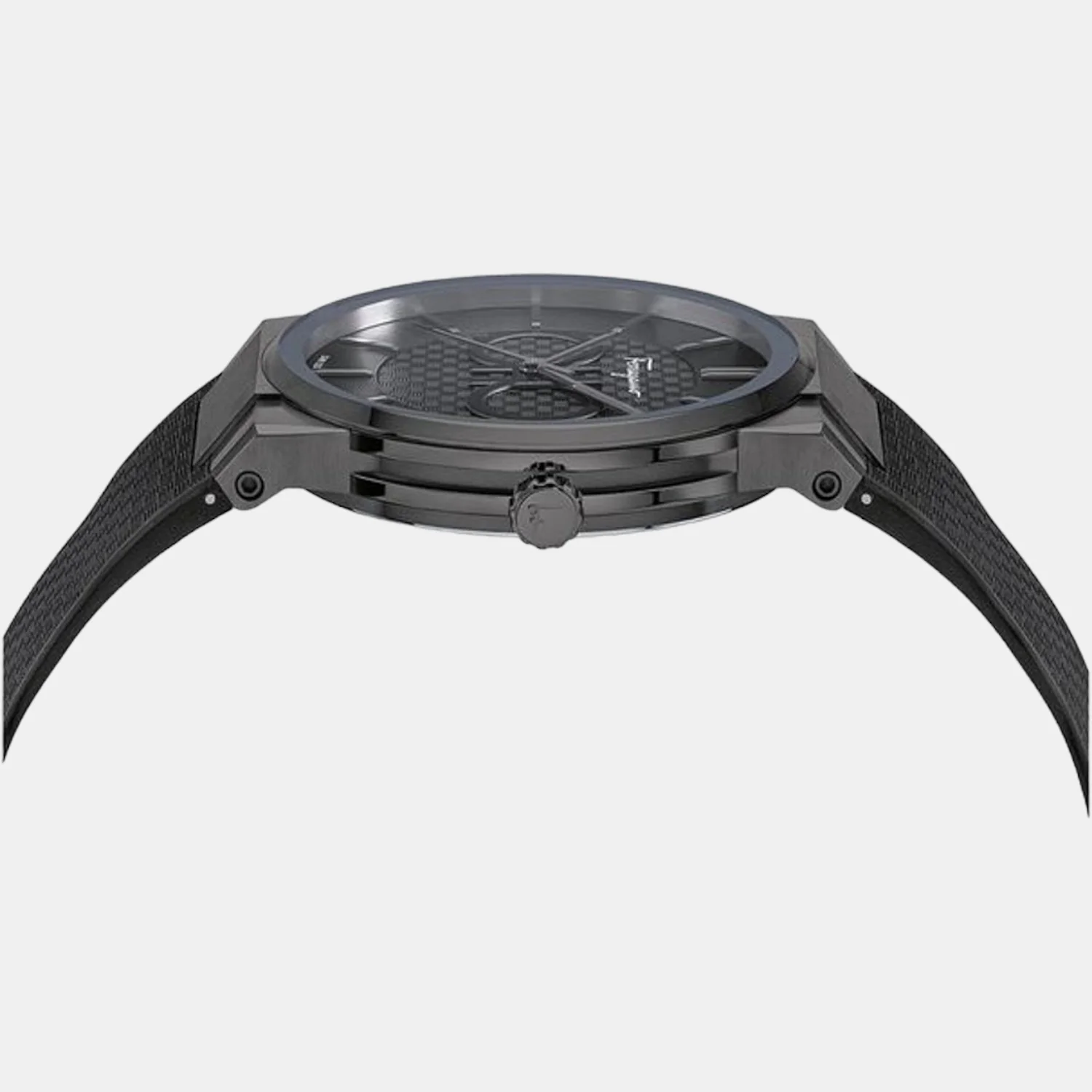 Men Quartz Black Dial Analog Silicone Watch SFHP00320 - Image 4