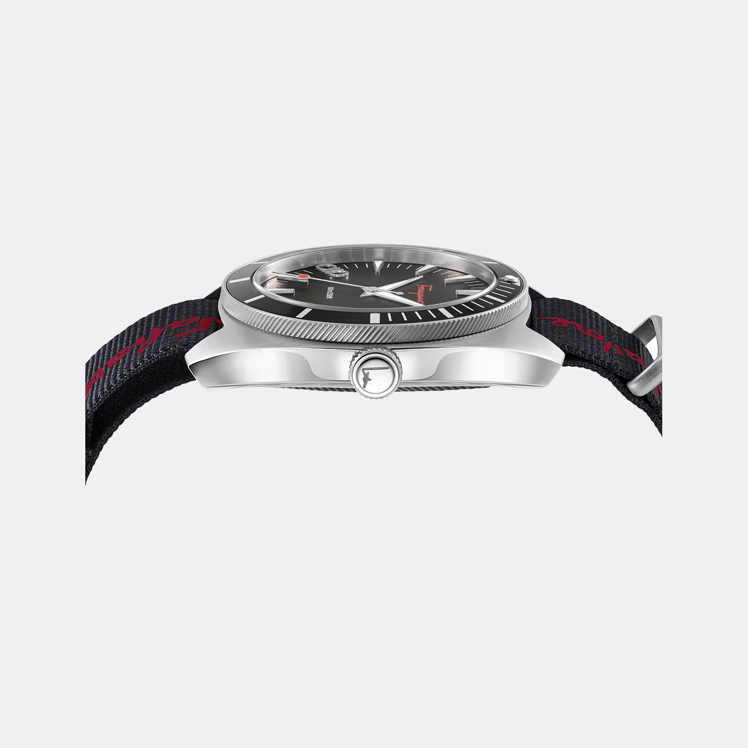 Men Quartz Black Dial Analog Stainless Steel Watch SFMG00121 - Image 3