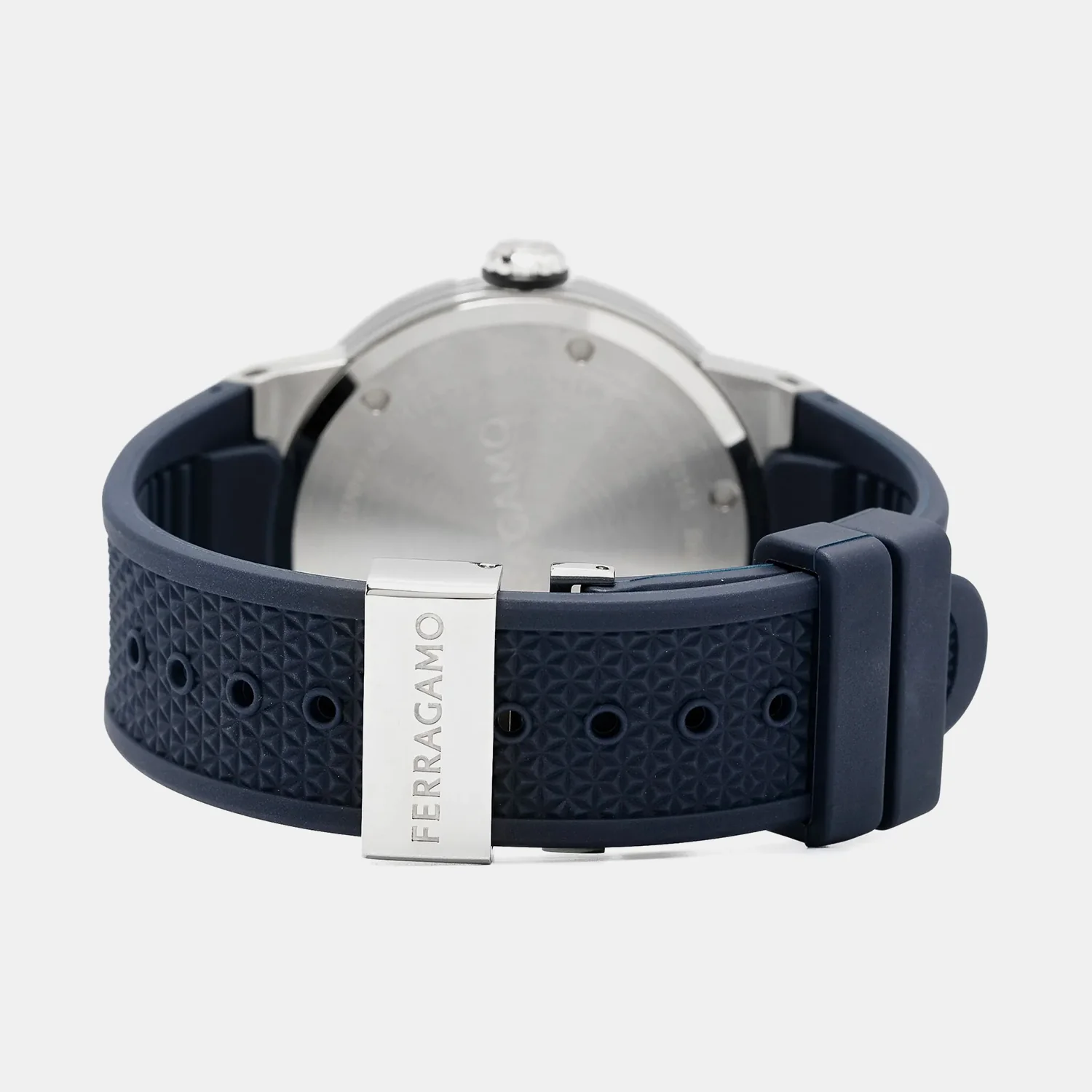 Men Quartz Blue Dial Analog Recycled PU Watch SFHA00124 - Image 6