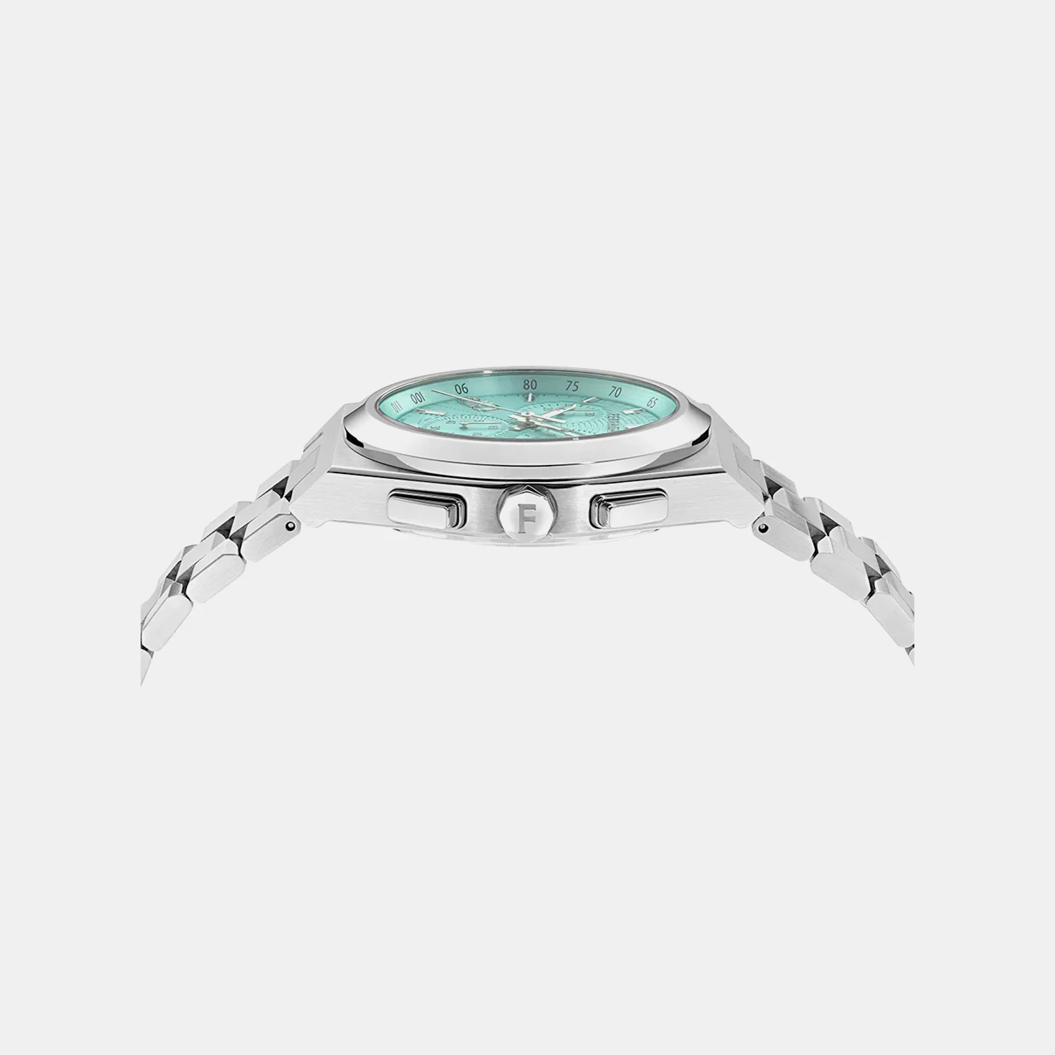 Men Quartz Blue Dial Chronograph Stainless Steel Watch SFVA00624 - Image 2