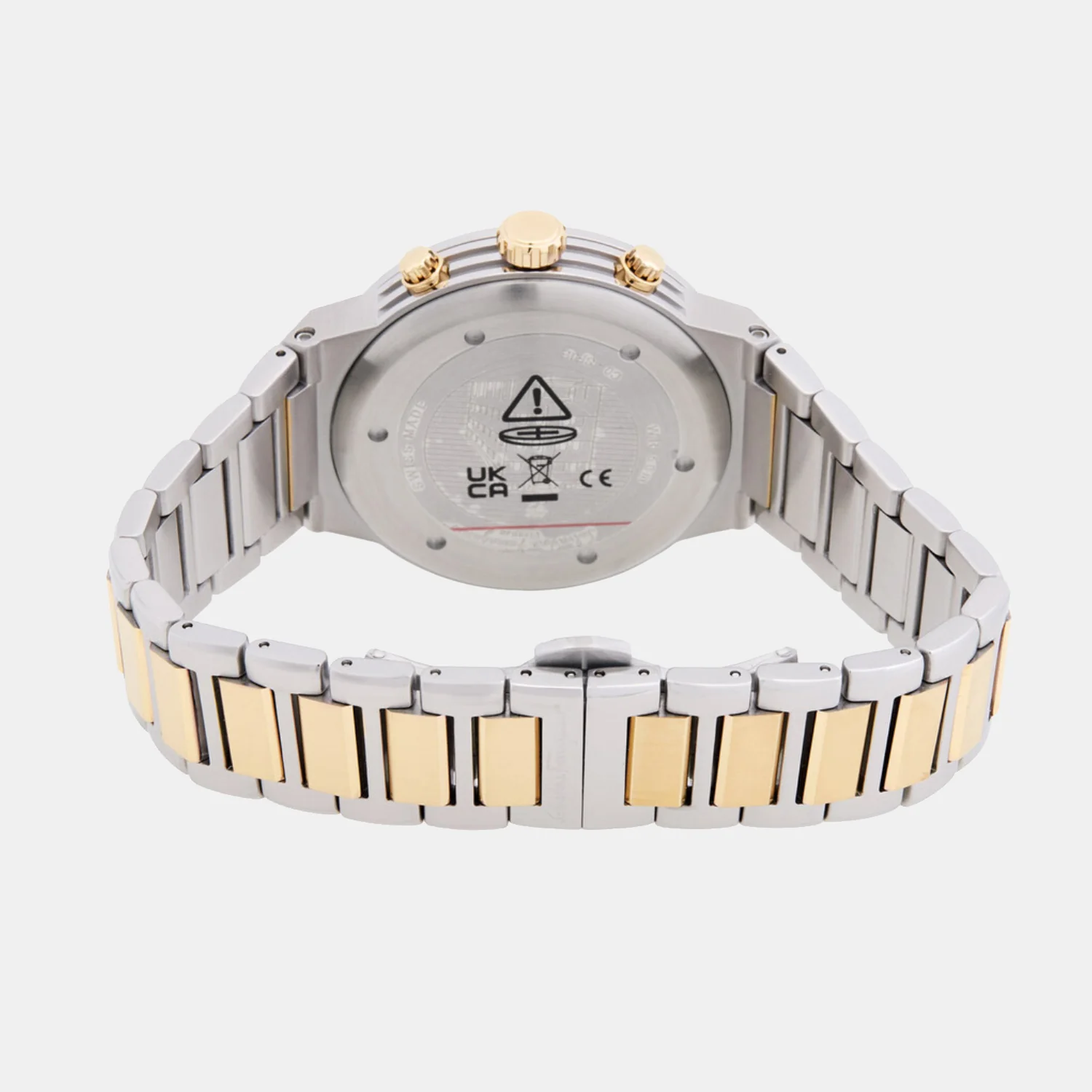 Men Quartz White Dial Chronograph Stainless Steel Watch SFJE00624 - Image 4