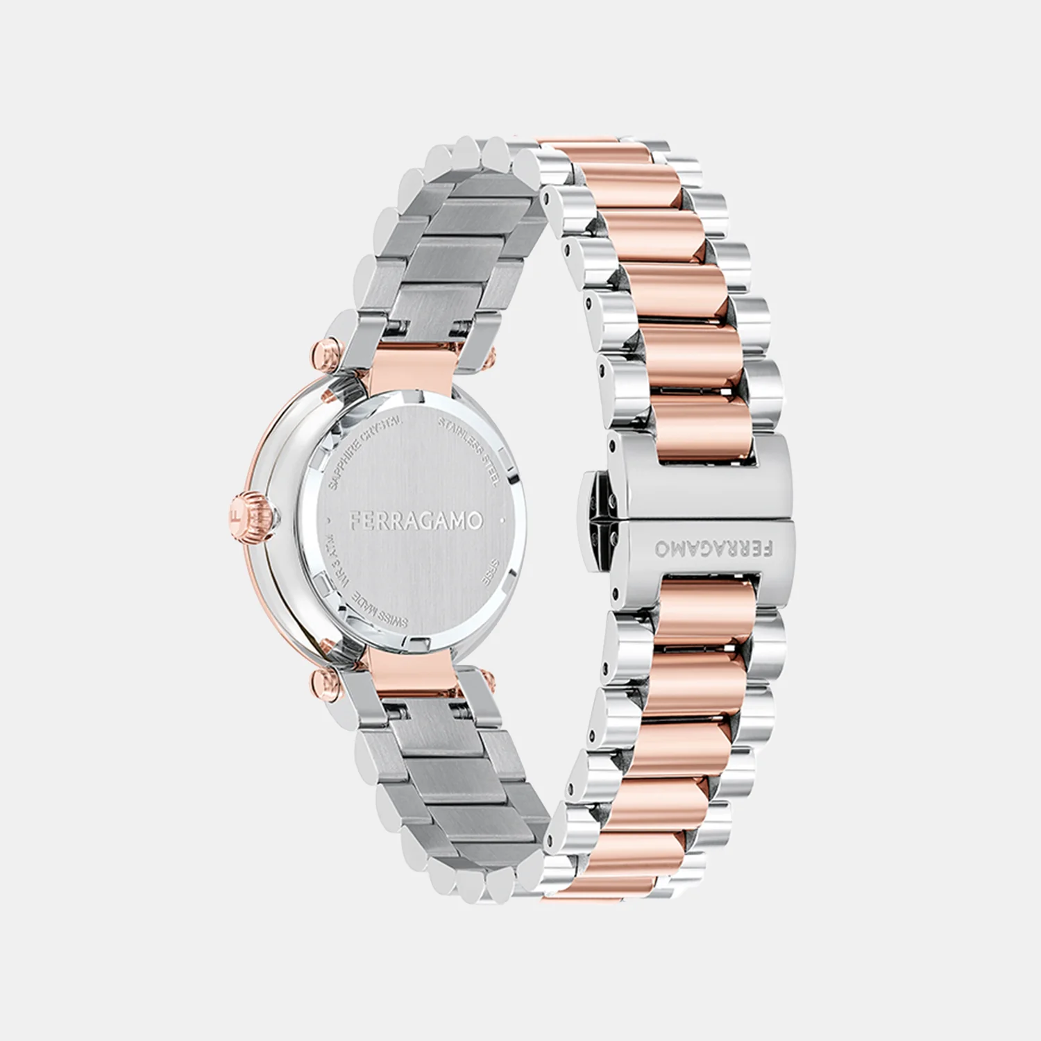 Se-Ferragamo Softy-Fw Women Quartz White & Silver Dial Analog Stainless Steel Watch SFSE00424 - Image 2