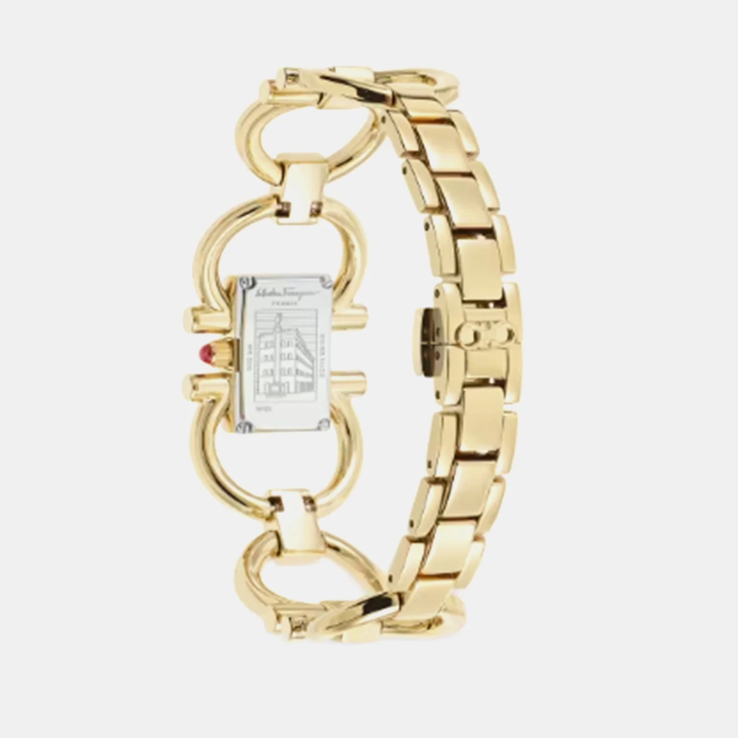 Women Quartz Champagne Dial Analog Stainless Steel Watch SFKH00123 - Image 4