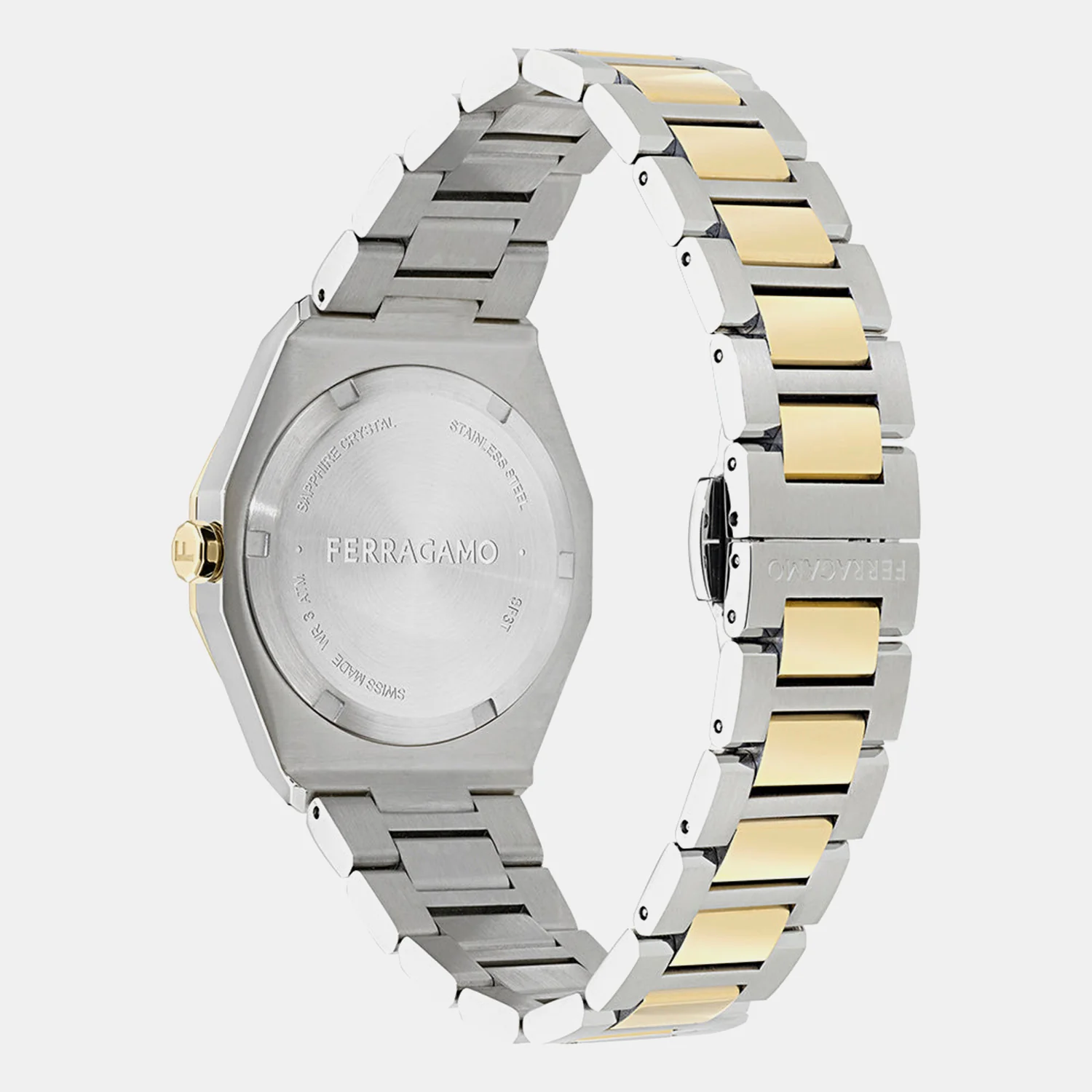 Women Quartz Green Dial Analog Stainless Steel Watch SF3T00125 - Image 4