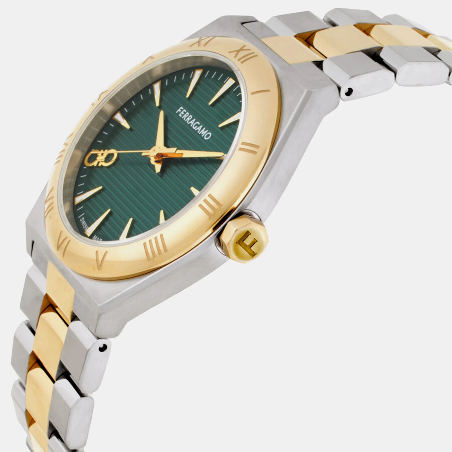 Women Quartz Green Dial Analog Stainless Steel Watch SFZB00324 - Image 3