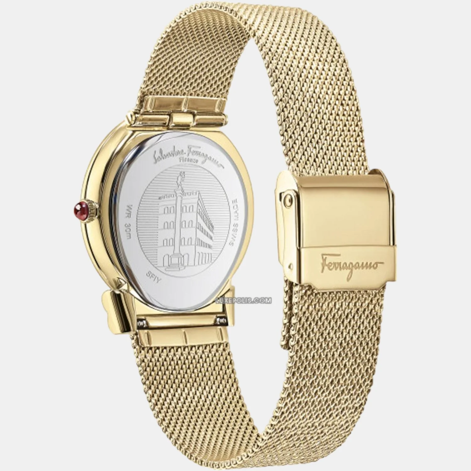 Women Quartz White Dial Analog Stainless Steel Watch SFIY00719 - Image 3