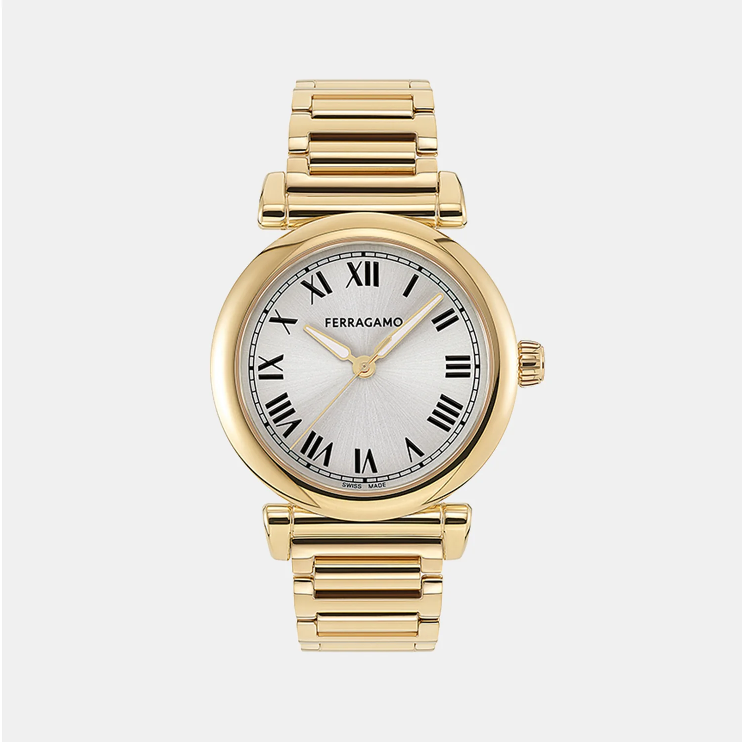 Women Quartz Silver Dial Analog Stainless Steel Watch SFS000524