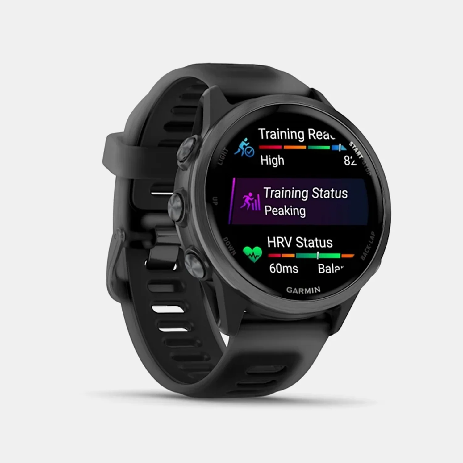 Forerunner 570 Unisex Black Dial Digital Silicone Watch 010-02970-00 - Image 2