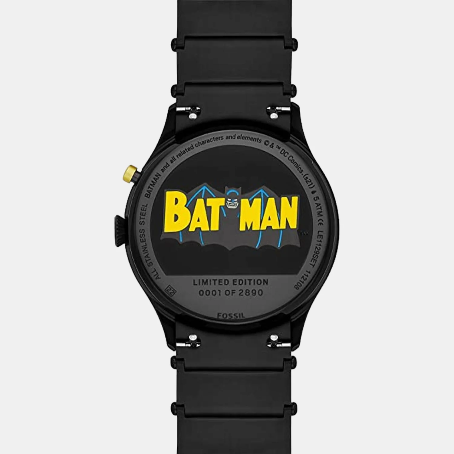 Batman Legacy Men Quartz Black Dial Digital Stainless Steel Watch LE1129SET - Image 5