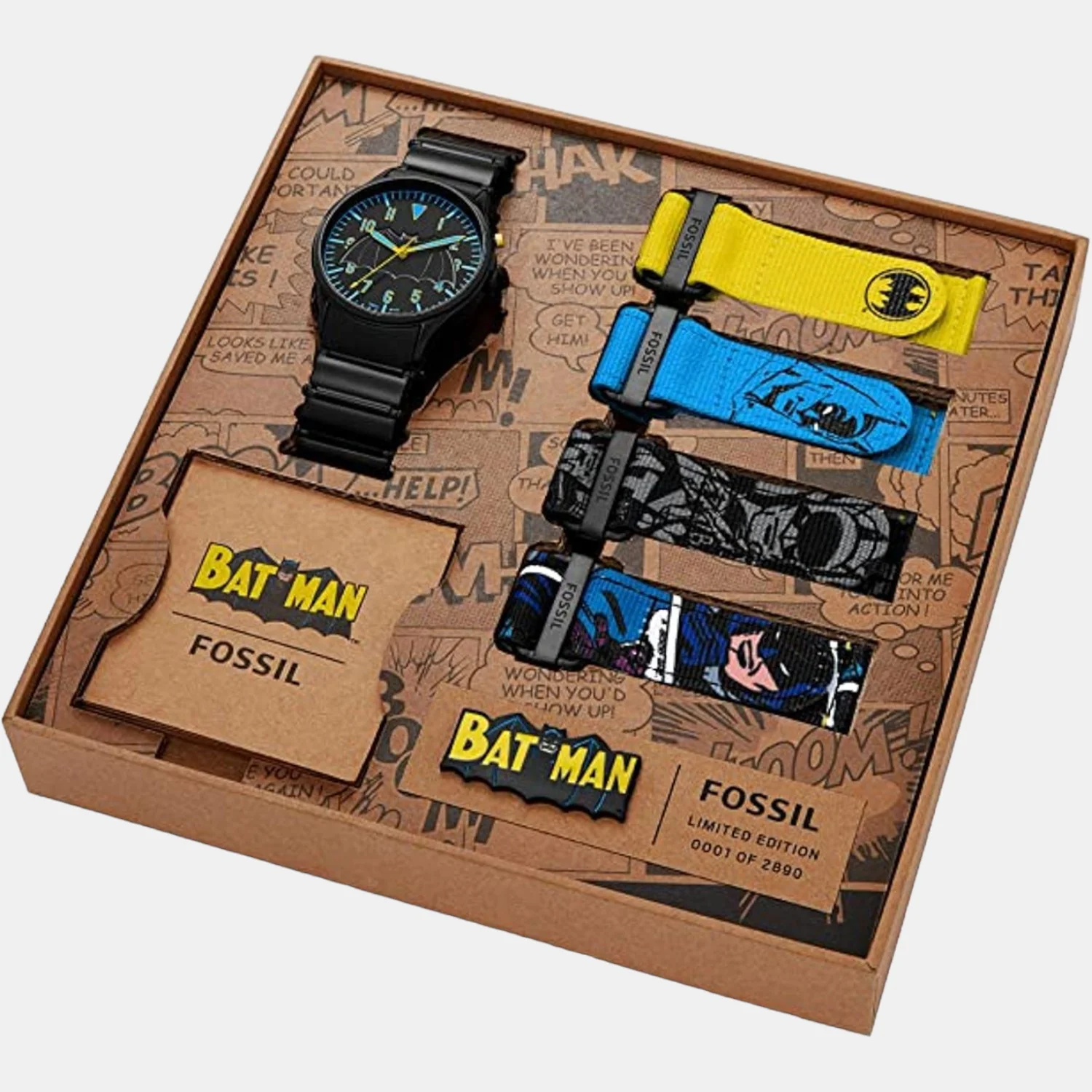 Batman Legacy Men Quartz Black Dial Digital Stainless Steel Watch LE1129SET - Image 6