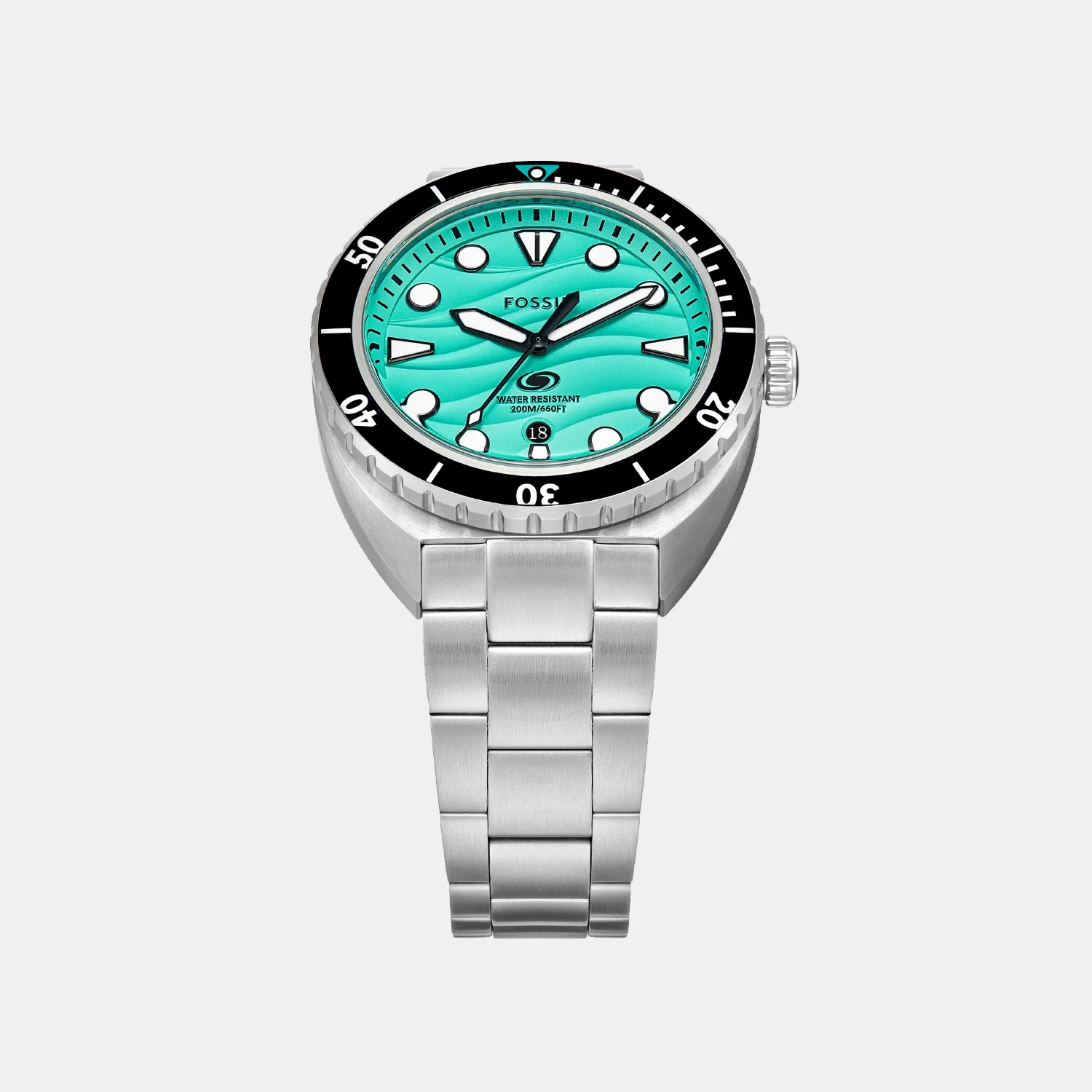 Breaker Men Quartz Green Dial Analog Stainless Steel Watch FS6066 - Image 3