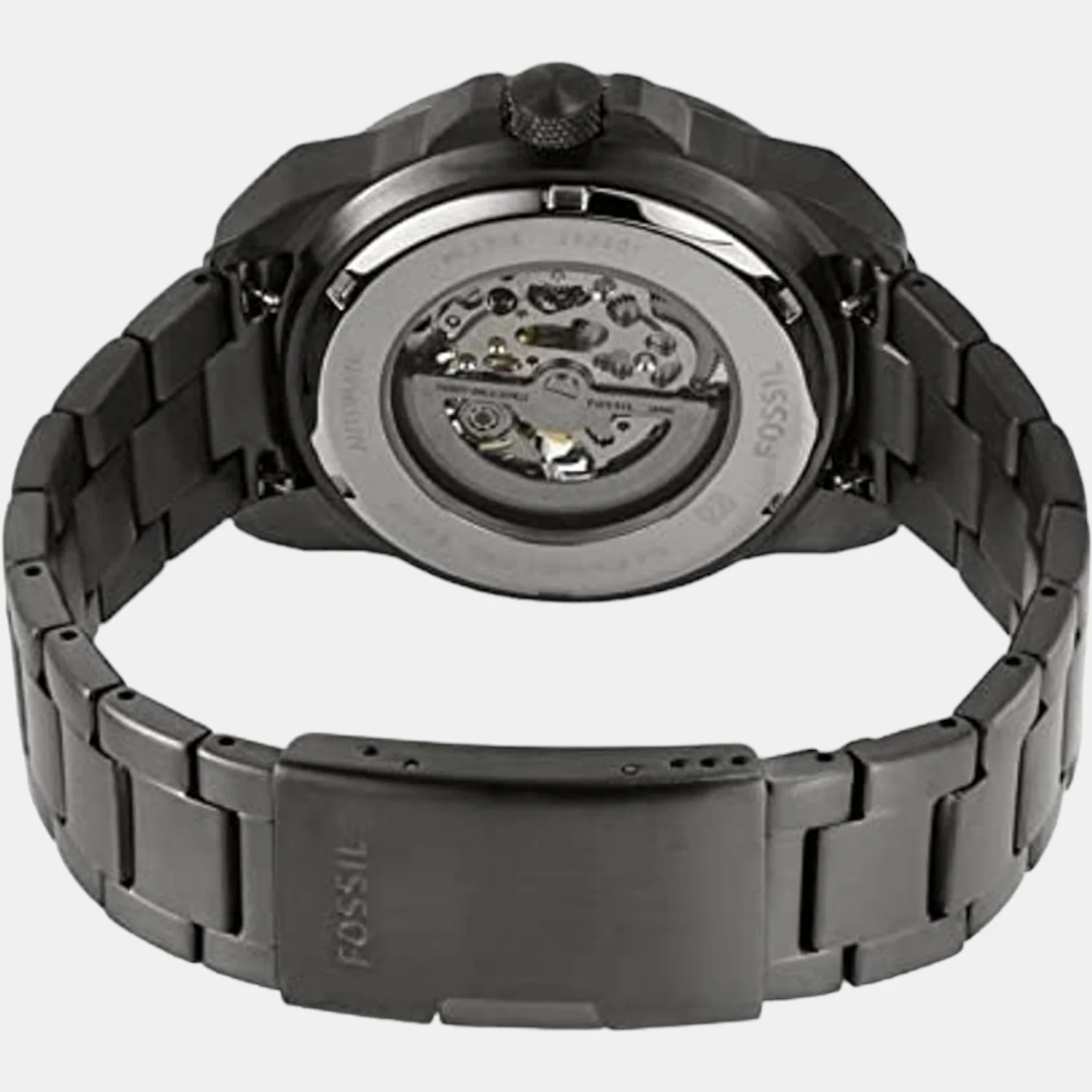 Bronson Men Automatic Black Dial Analog Stainless Steel Watch ME3218 - Image 4