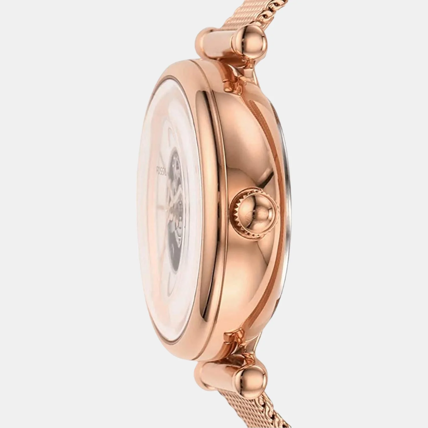 Carlie Women Automatic White Dial Analog Mesh Watch ME3188 - Image 4