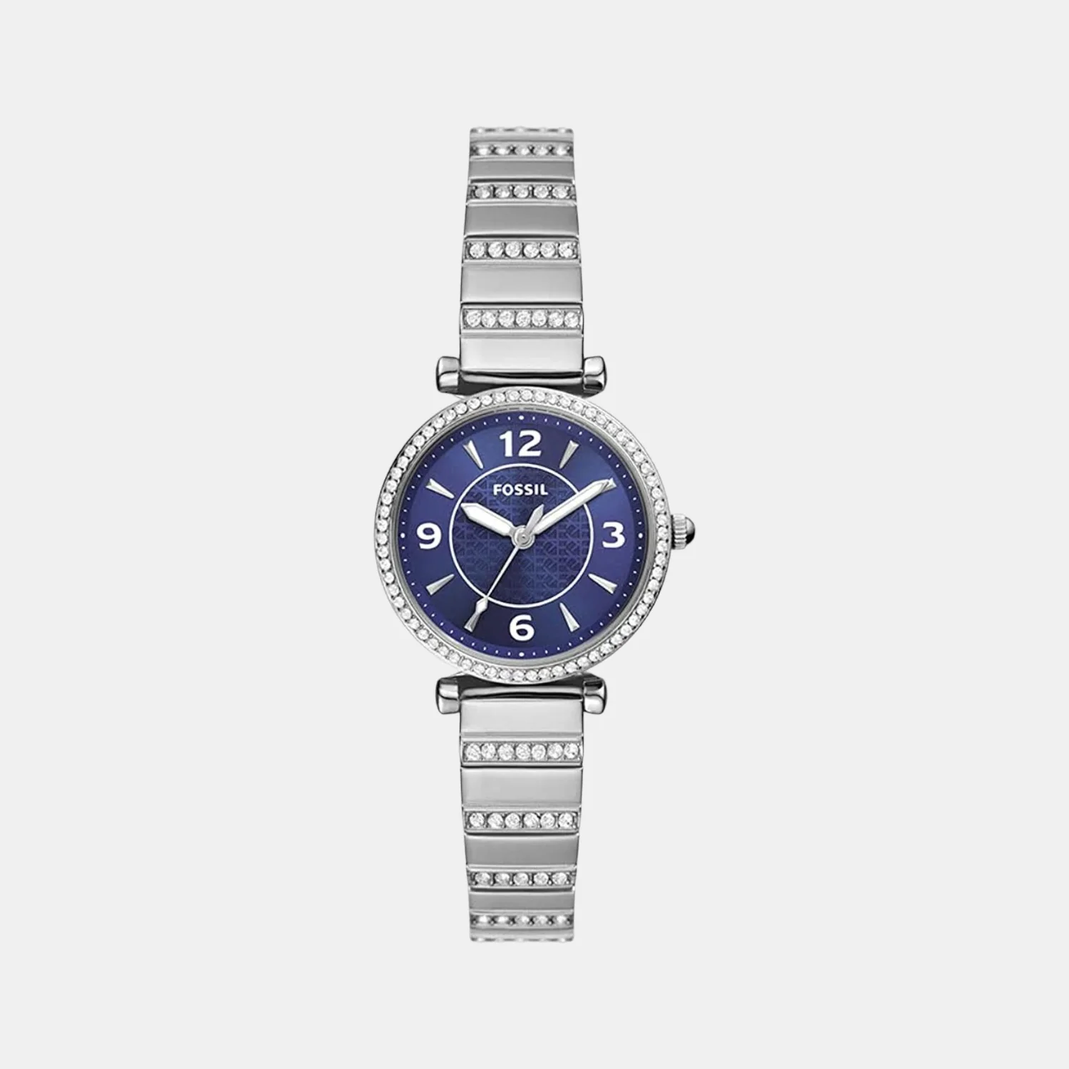 Carlie Women Quartz Blue Dial Analog Stainless Steel Watch ES5190