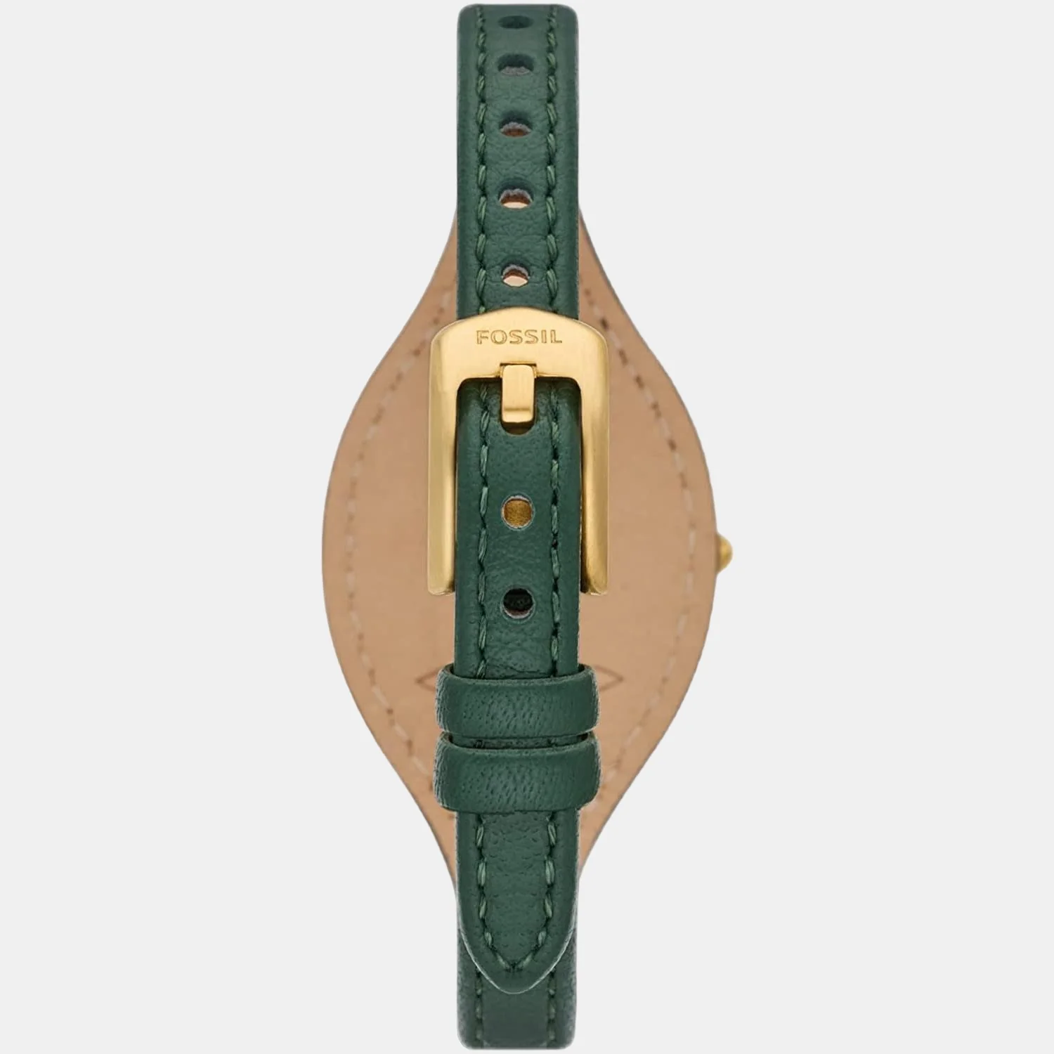 Carlie Women Quartz Gold Dial Analog Leather Watch ES5241 - Image 3