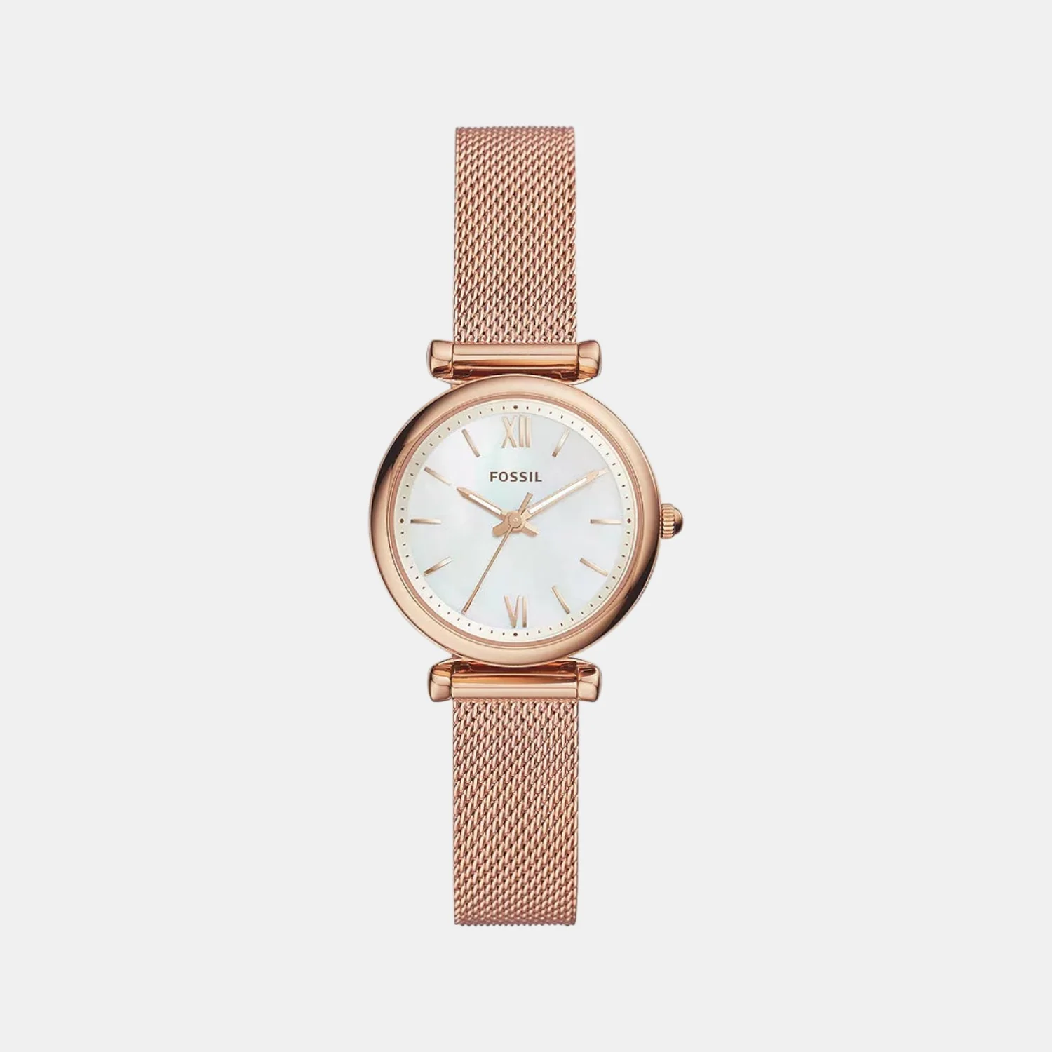 Carlie Women Quartz Mother Of Pearl Dial Analog Mesh Watch ES4433