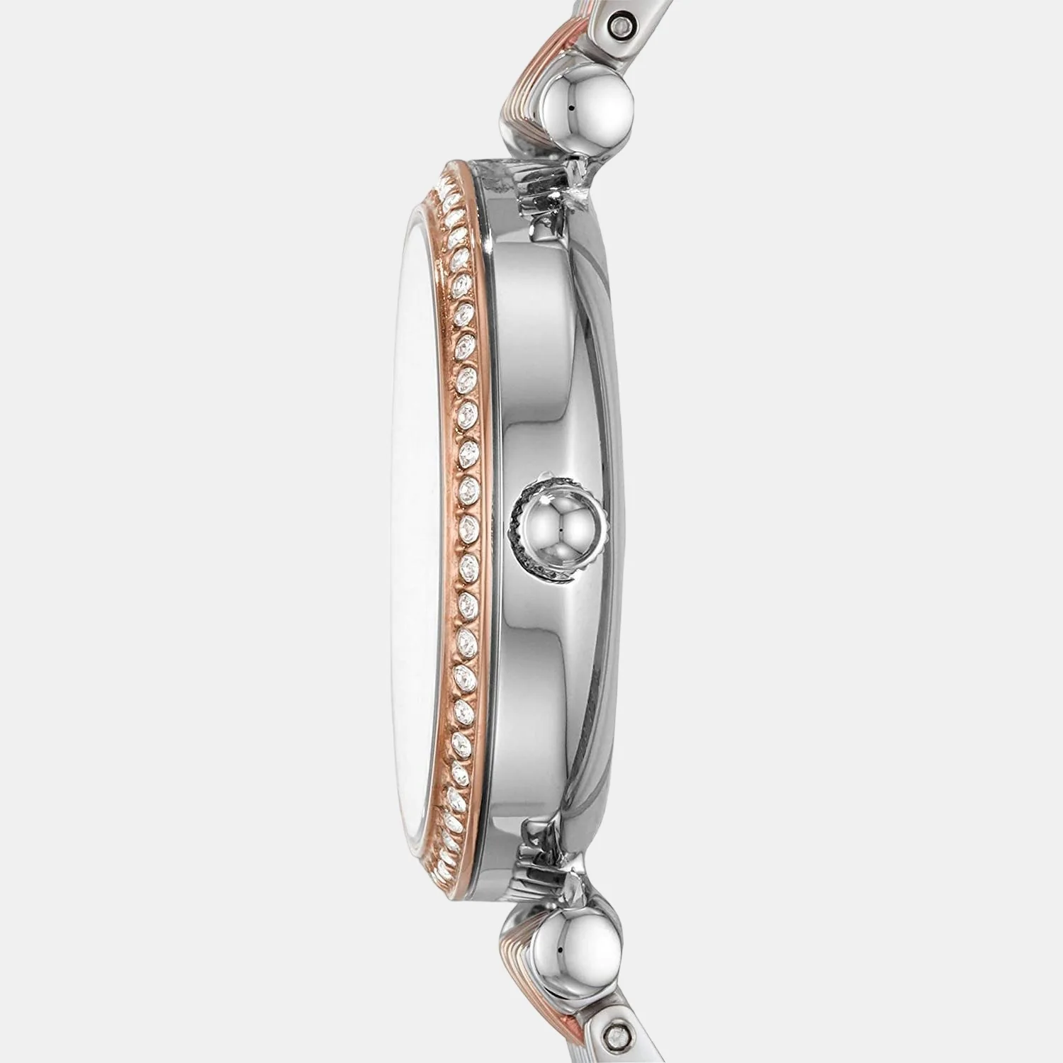 Carlie Women Quartz Mother Of Pearl Dial Analog Stainless Steel Watch ES4649 - Image 2