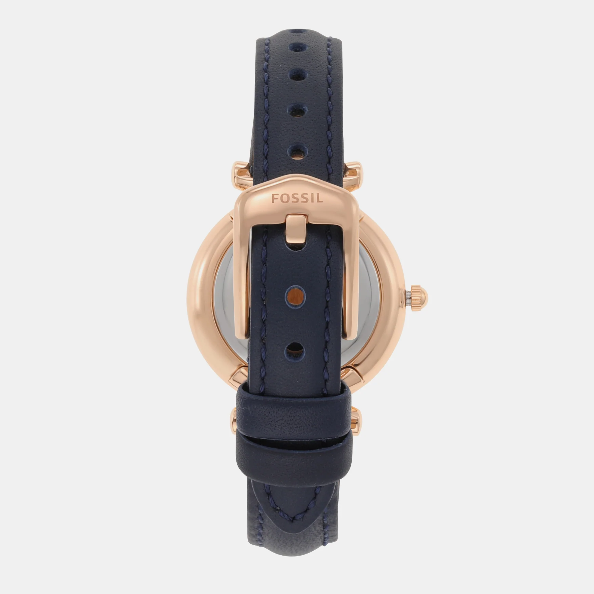 Carlie Women Quartz Two Tone Dial Analog Leather Watch ES4502 - Image 6