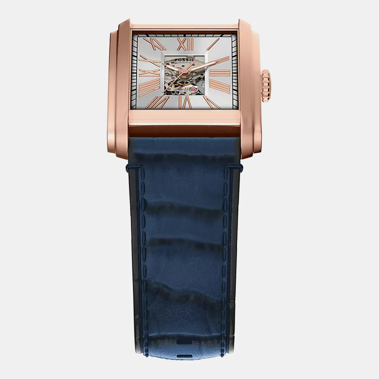 Carraway Men Automatic Silver Dial Analog Leather Watch ME3274 - Image 2