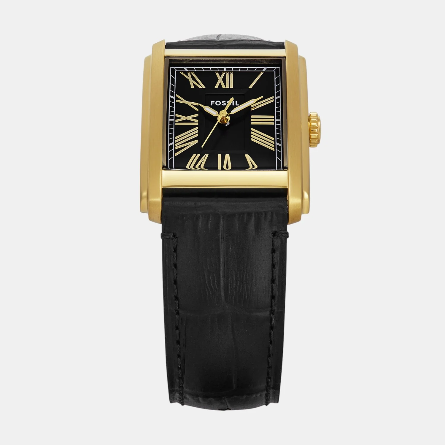Carraway Men Quartz Black Dial Analog Leather Watch FS6091 - Image 3