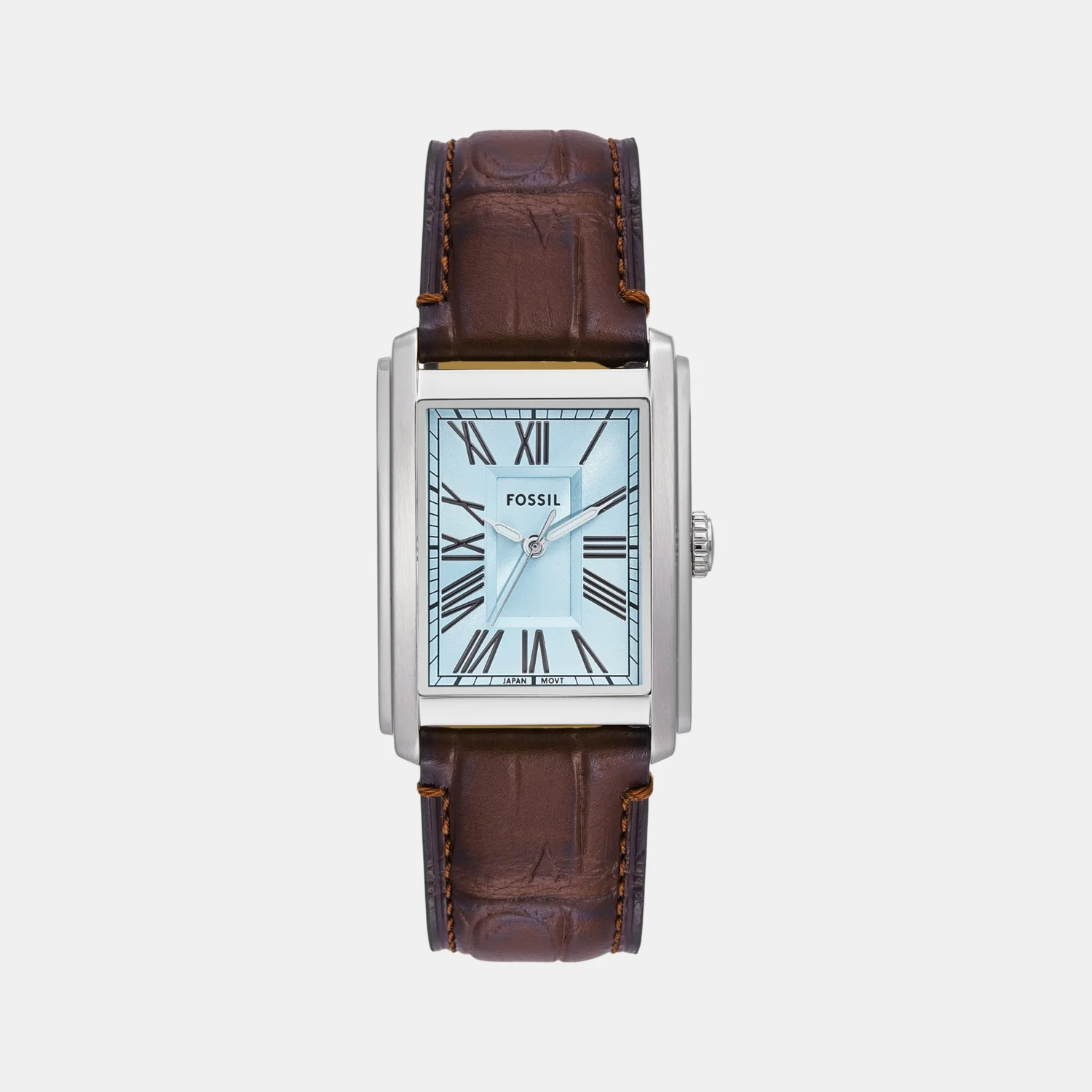 Carraway Men Quartz Blue Dial Analog Leather Watch FS6110 - Image 2