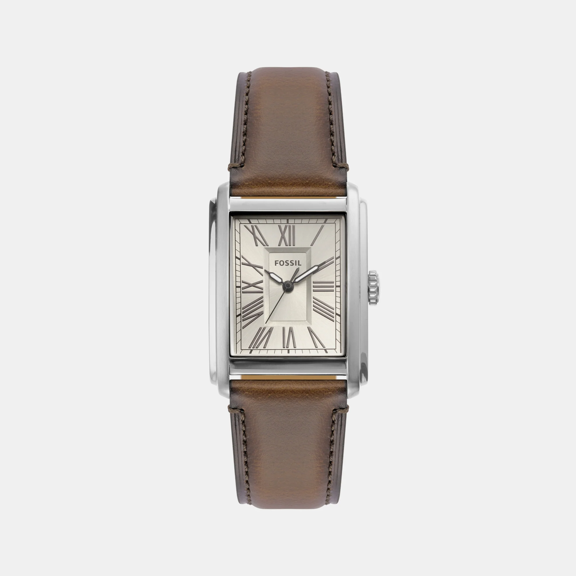 Carraway Men Quartz Cream Dial Analog Leather Watch FS6012 - Image 2