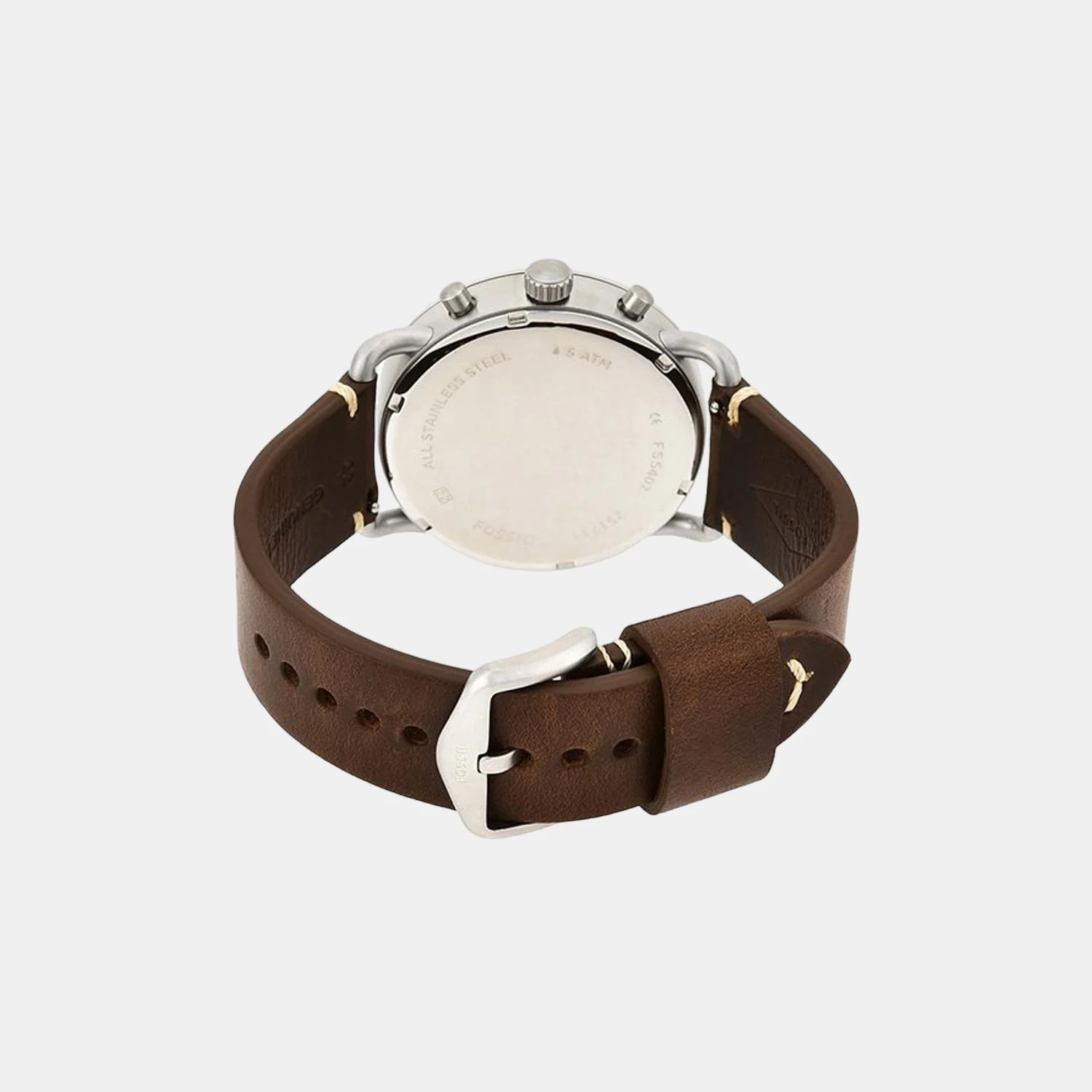 Commuter Men Quartz Cream Dial Chronograph Leather Watch FS5402 - Image 3