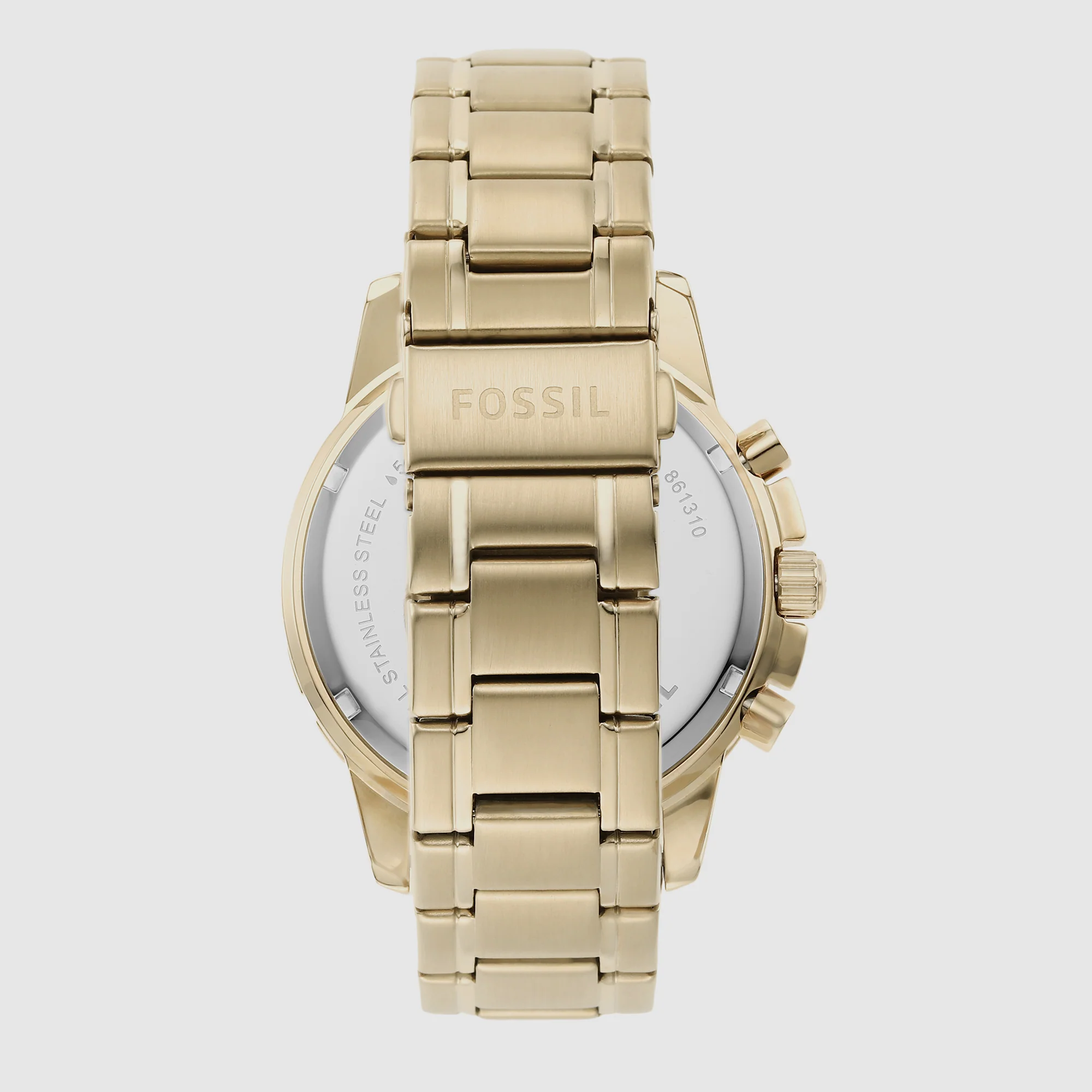 Dean Men Quartz Champagne Dial Chronograph Stainless Steel Watch FS4867 - Image 5