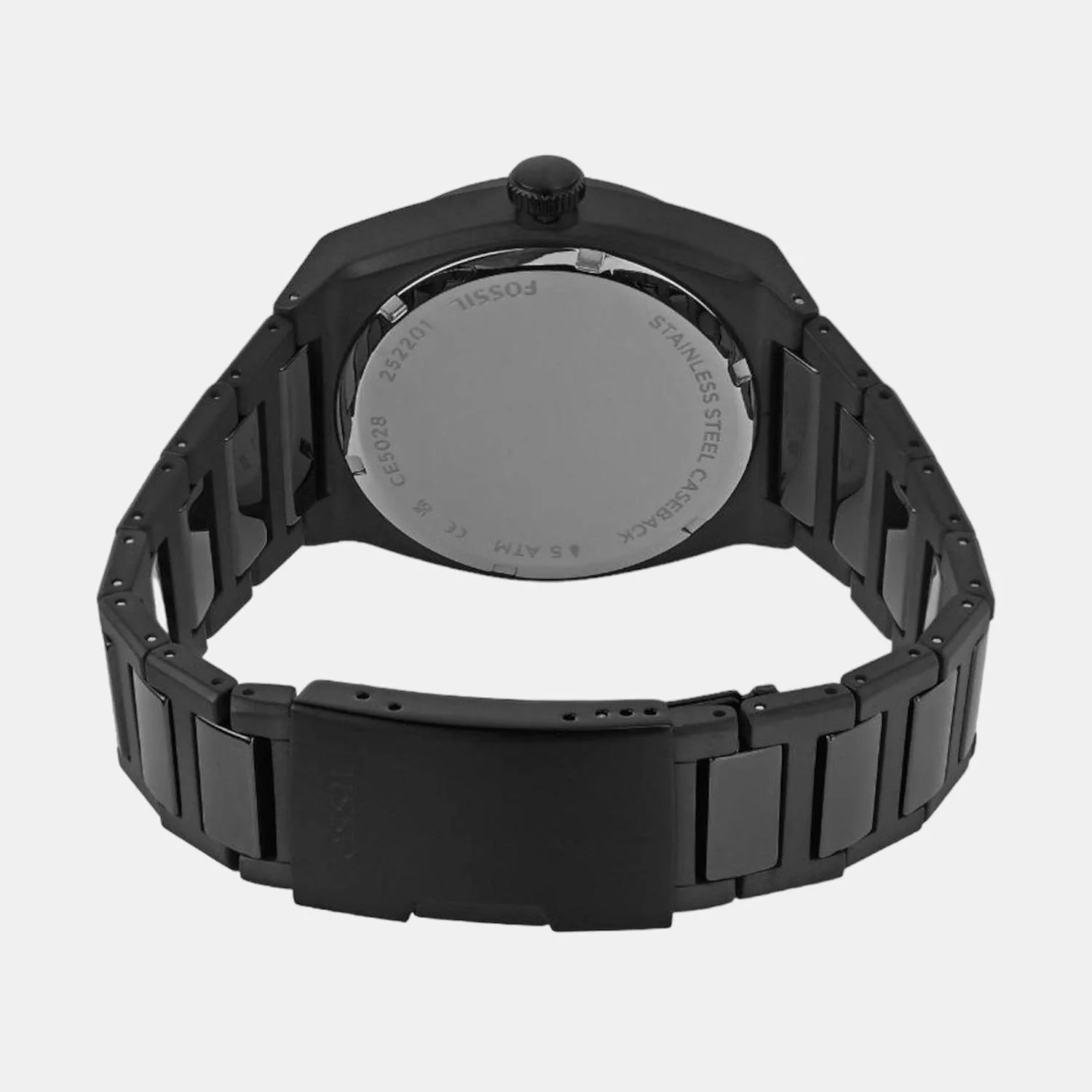 Everett Men Quartz Black Dial Analog Stainless Steel Watch CE5028 - Image 3