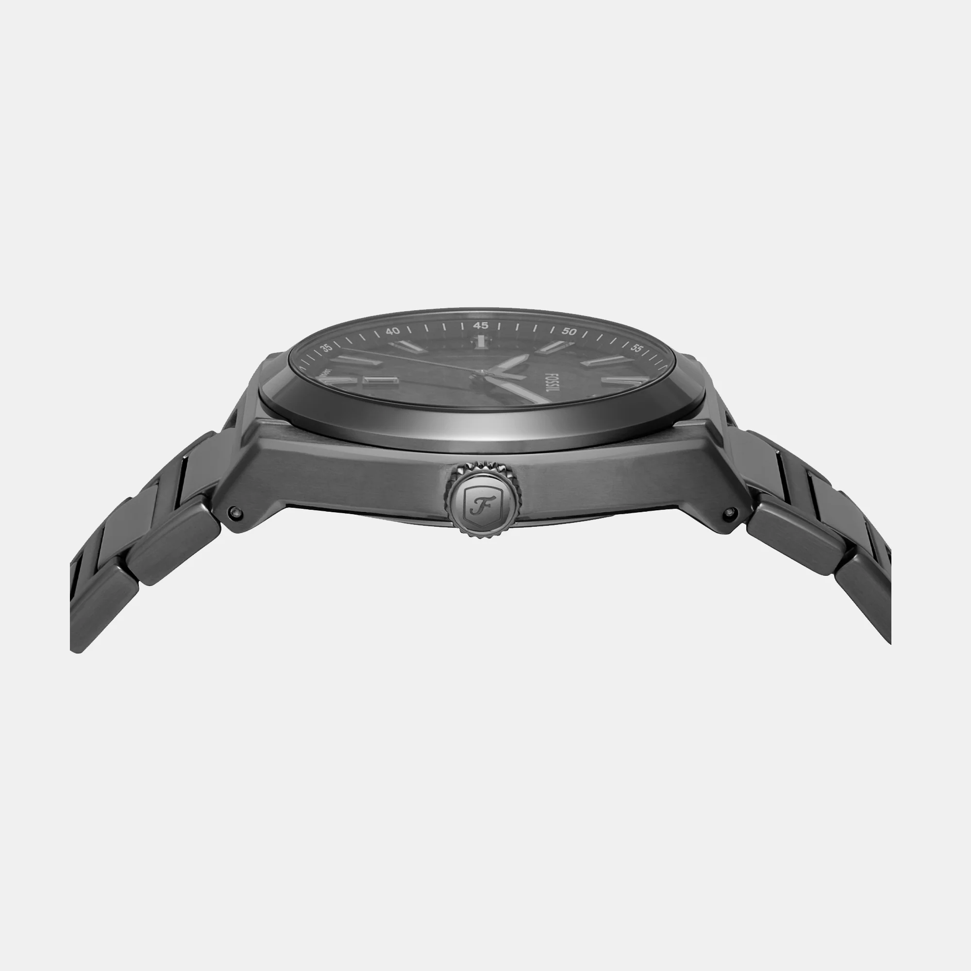 Everett Men Quartz Black Dial Analog Stainless Steel Watch FS6075 - Image 3