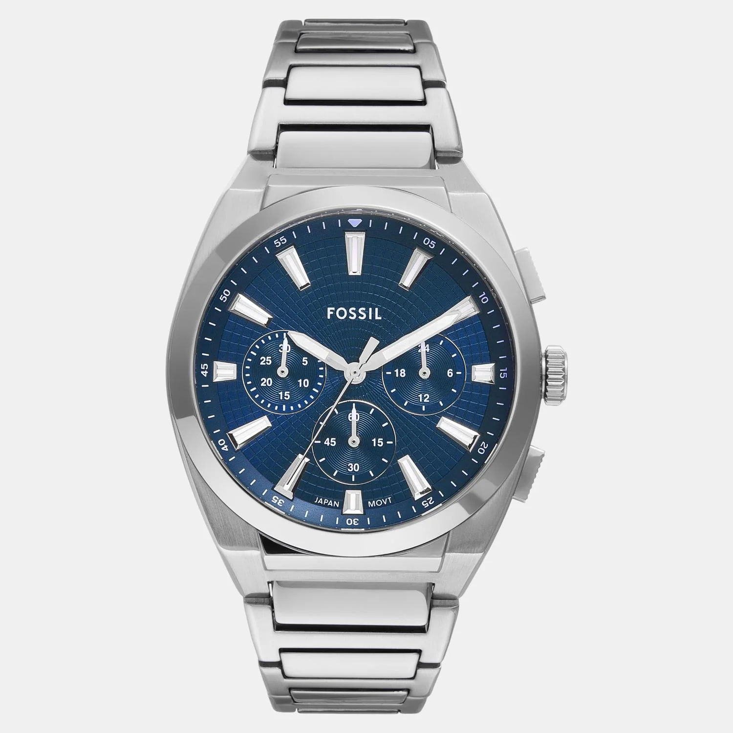 Everett Men Quartz Blue Dial Chronograph Stainless Steel Watch FS6104 - Image 2