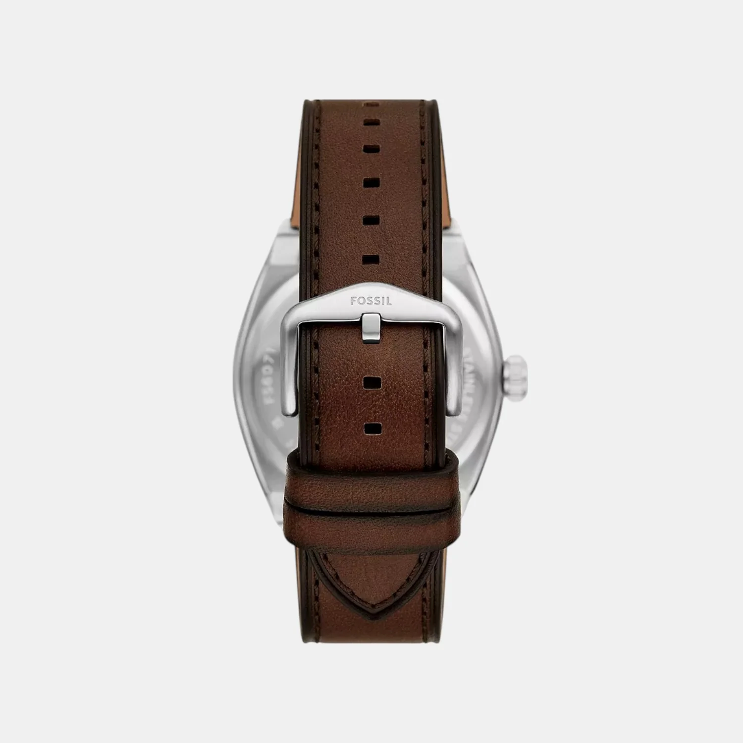 Everett Men Quartz Cream Dial Analog Leather Watch FS6071 - Image 4