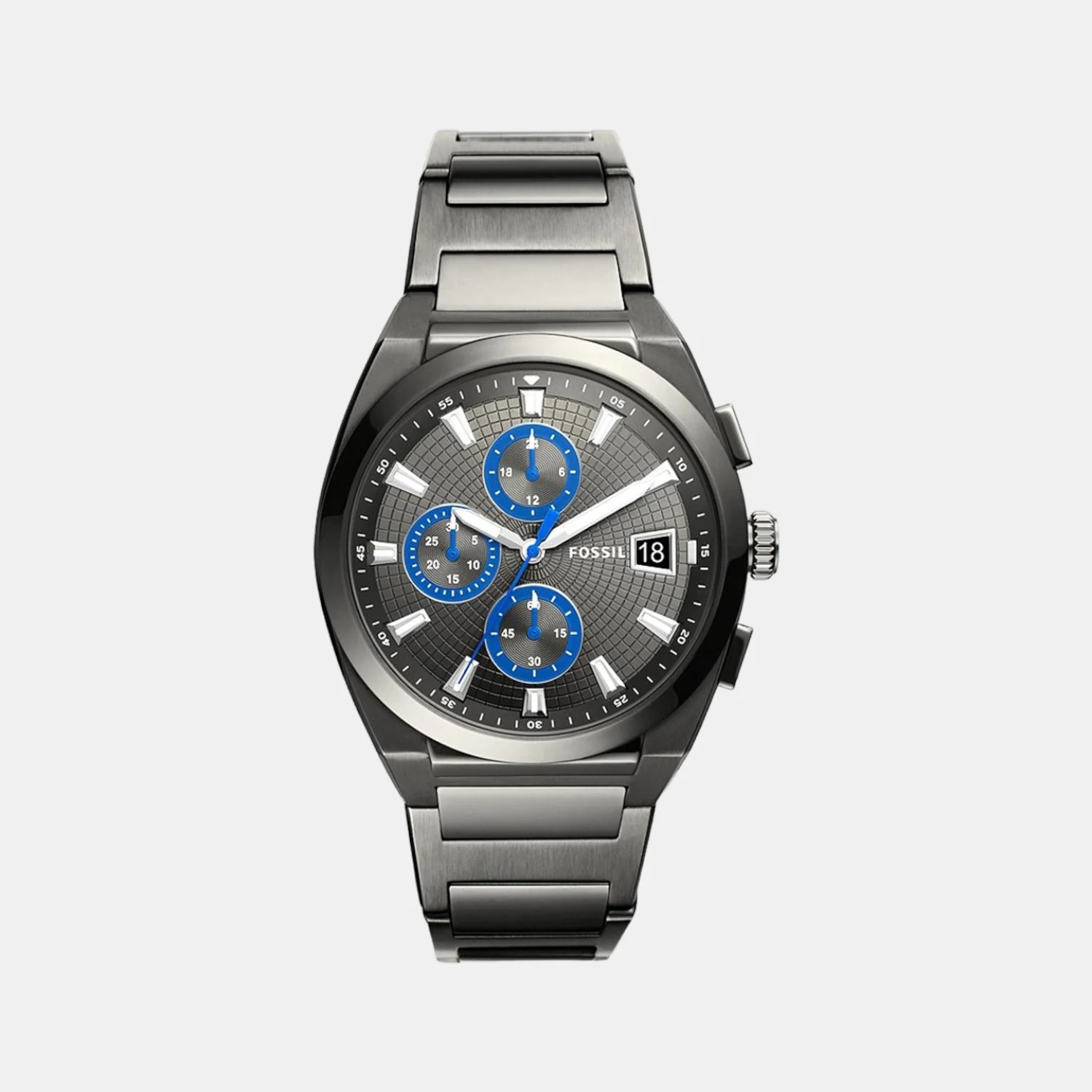 Everett Men Quartz Grey Dial Chronograph Stainless Steel Watch FS5830
