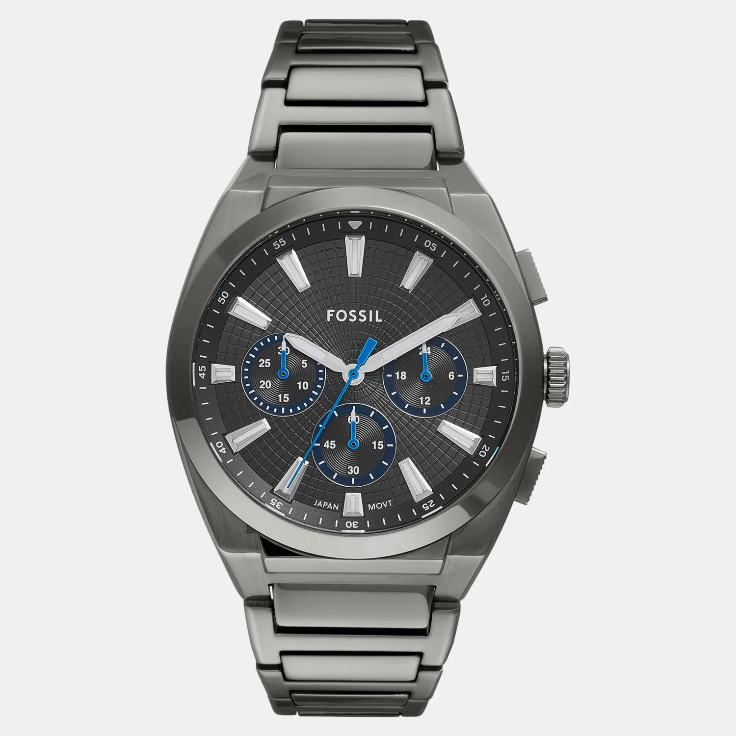 Everett Men Quartz Grey Dial Chronograph Stainless Steel Watch FS6107 - Image 2