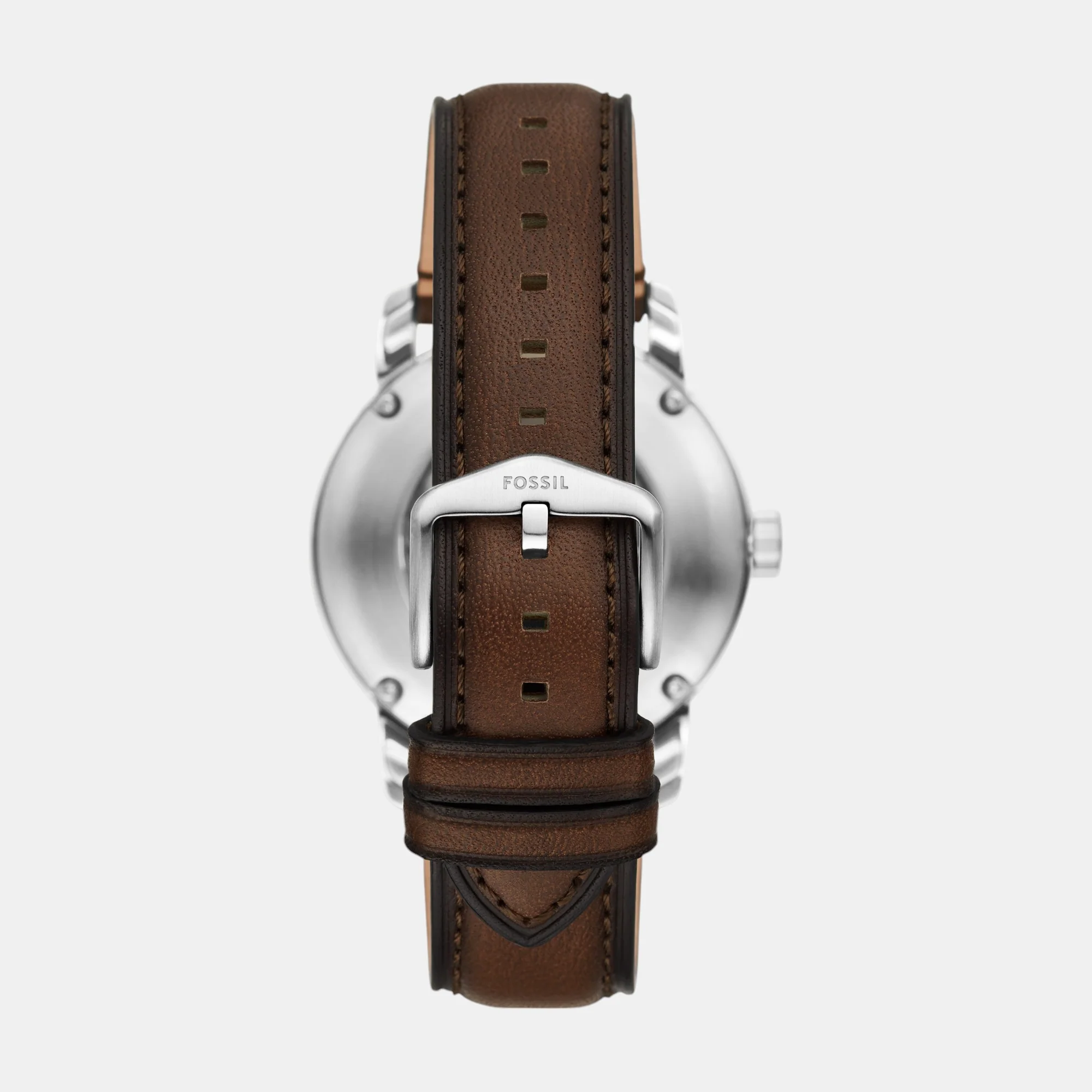 Fossil Heritage Men Automatic Cream Dial Analog Leather Watch ME3264 - Image 5