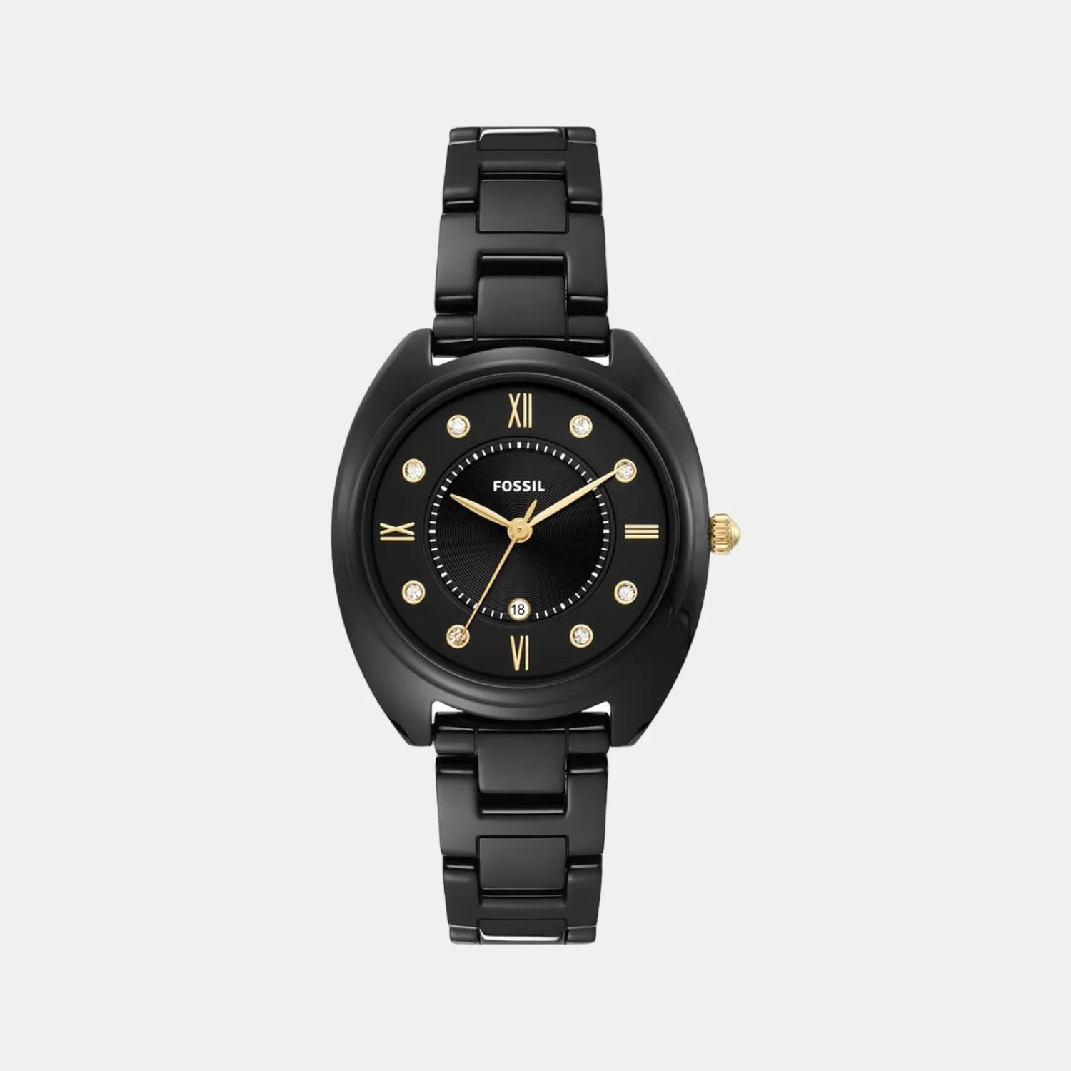 Gabby Women Quartz Black Dial Analog Ceramic Watch CE1114